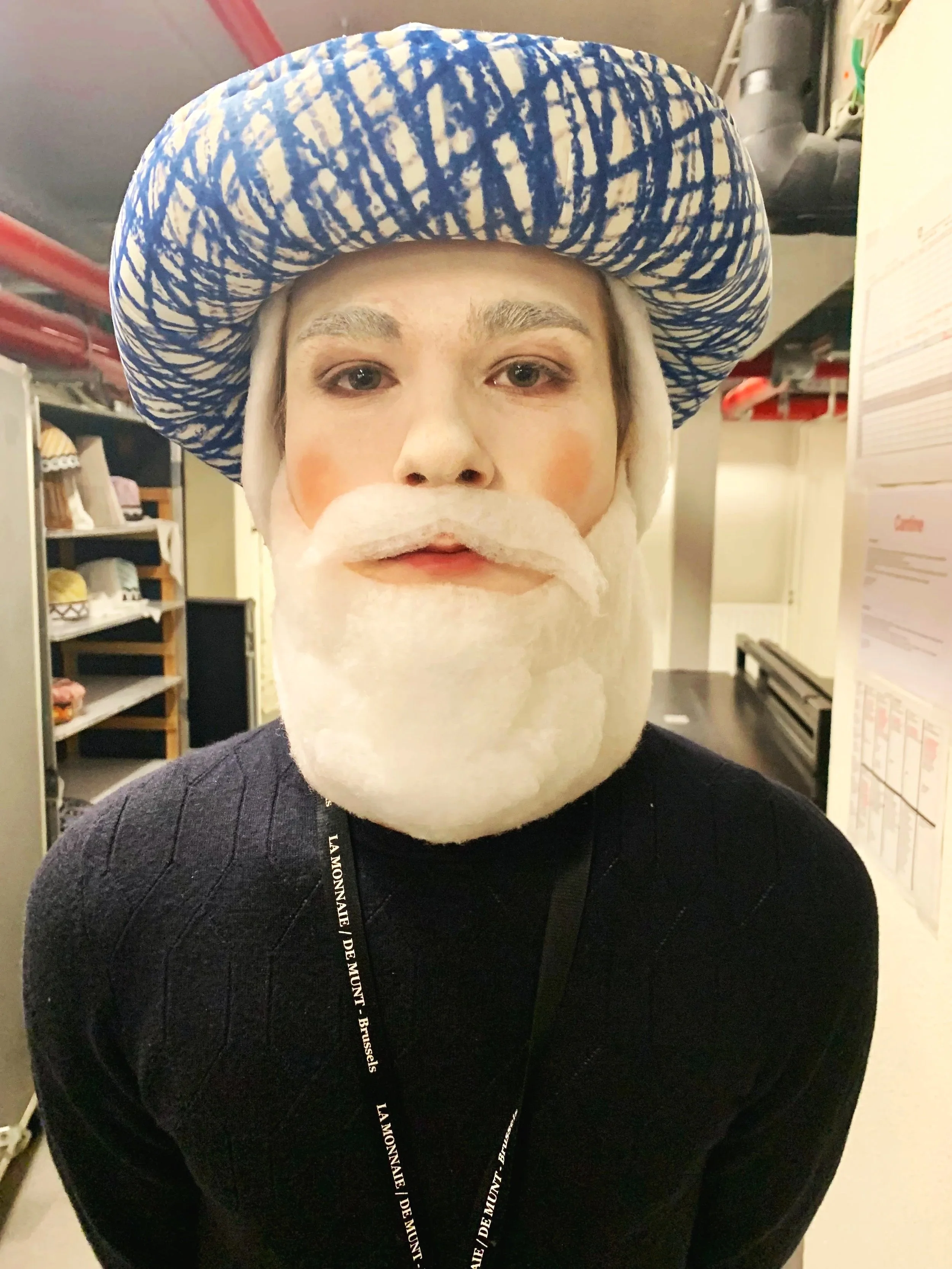 Maquillage théâtre de la Monnaie à Bruxelles 