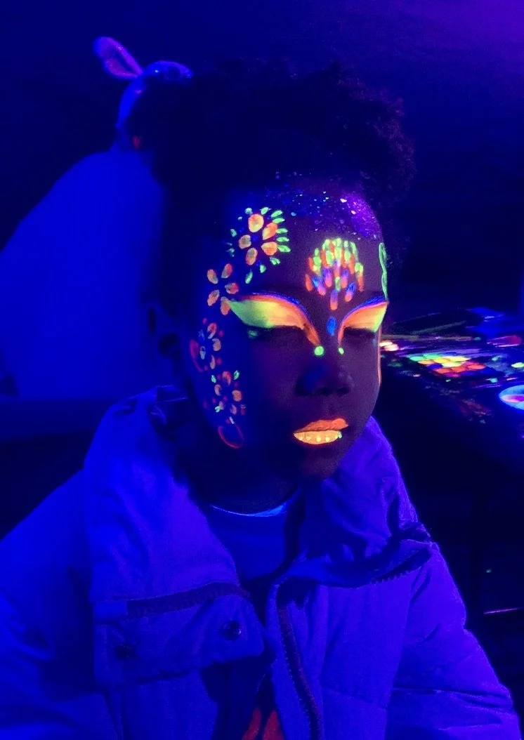 Maquillage enfants fluo princesse grimage