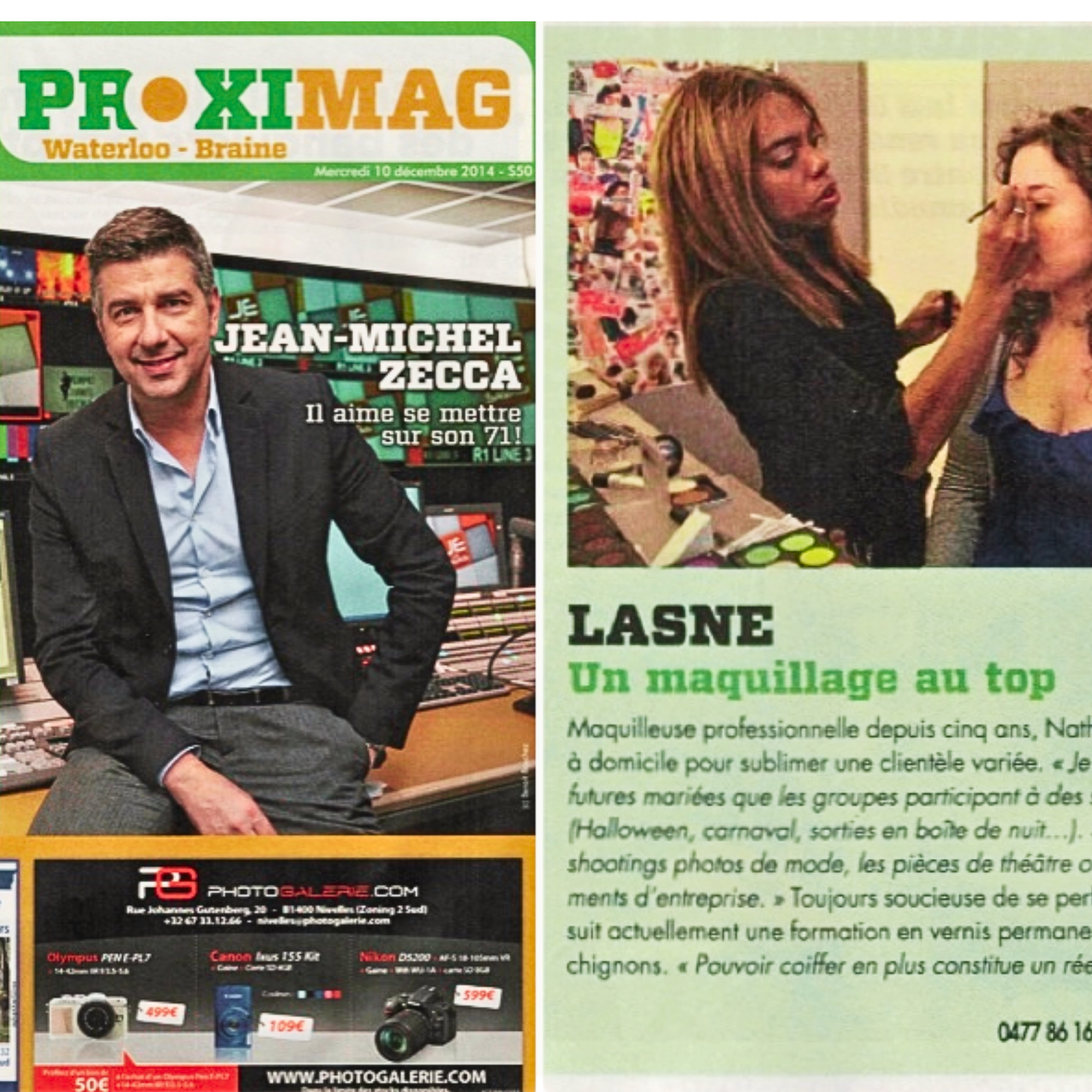 Proximag article de presse NataMakeUp maquillage beauté
