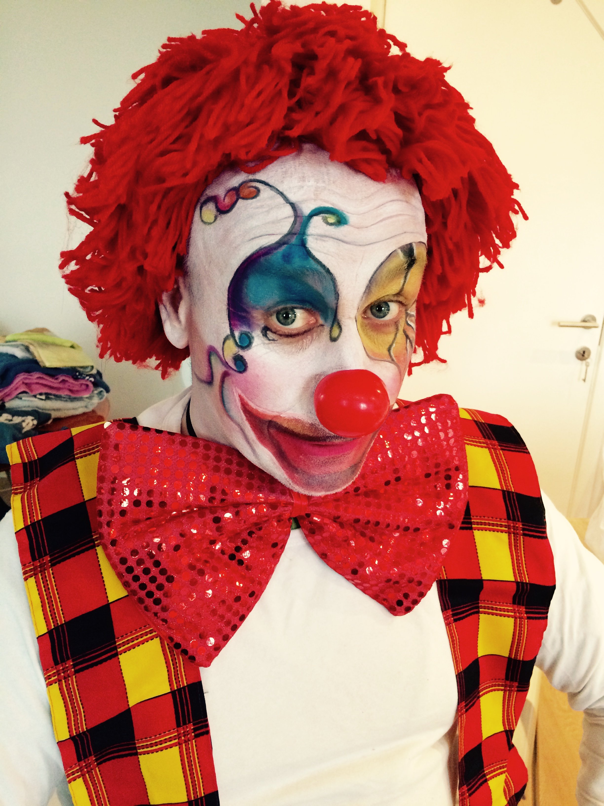 Maquillage clown adulte event brabant wallon
