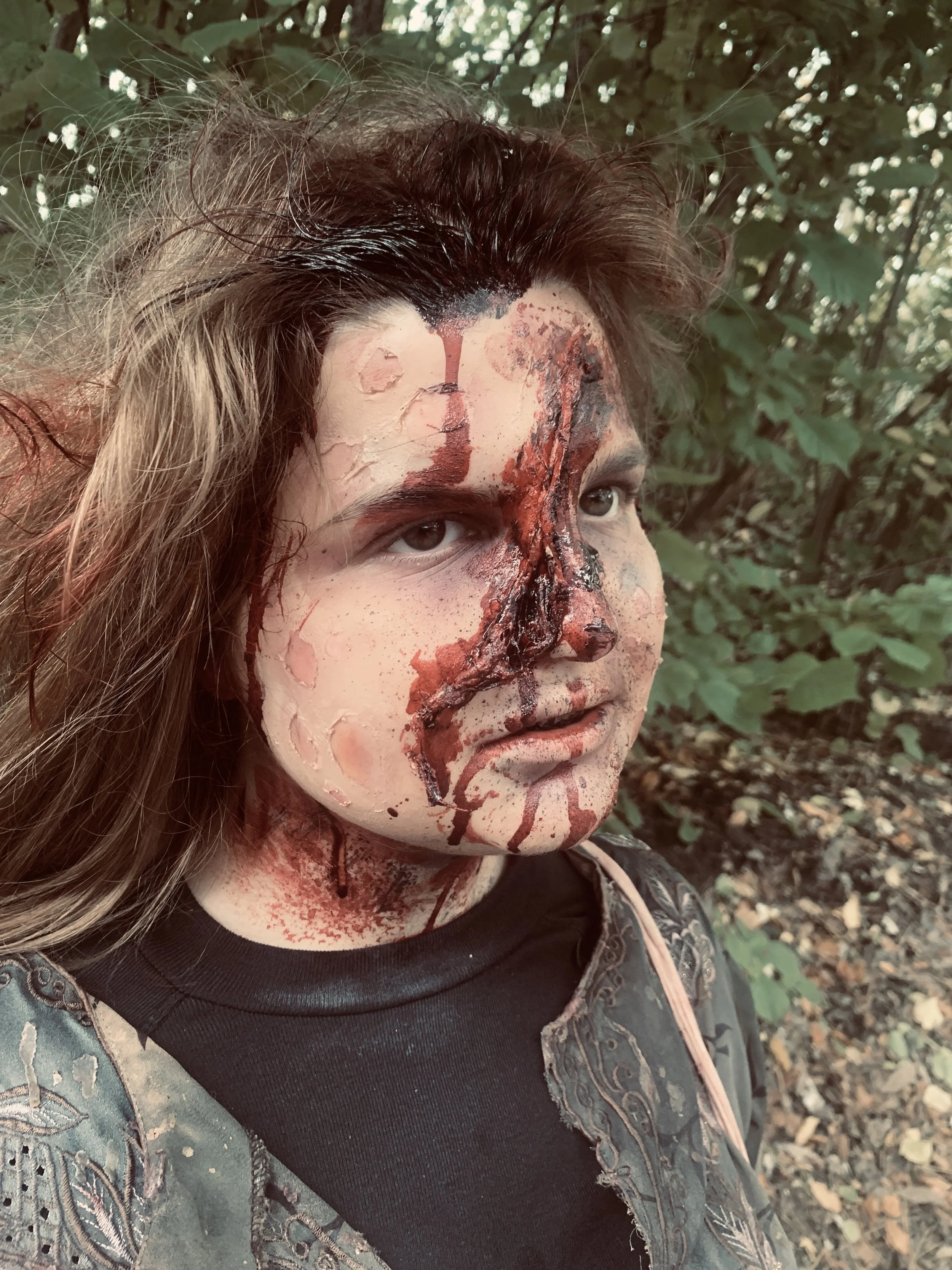 Maquillage fx blessure sang bruxelles