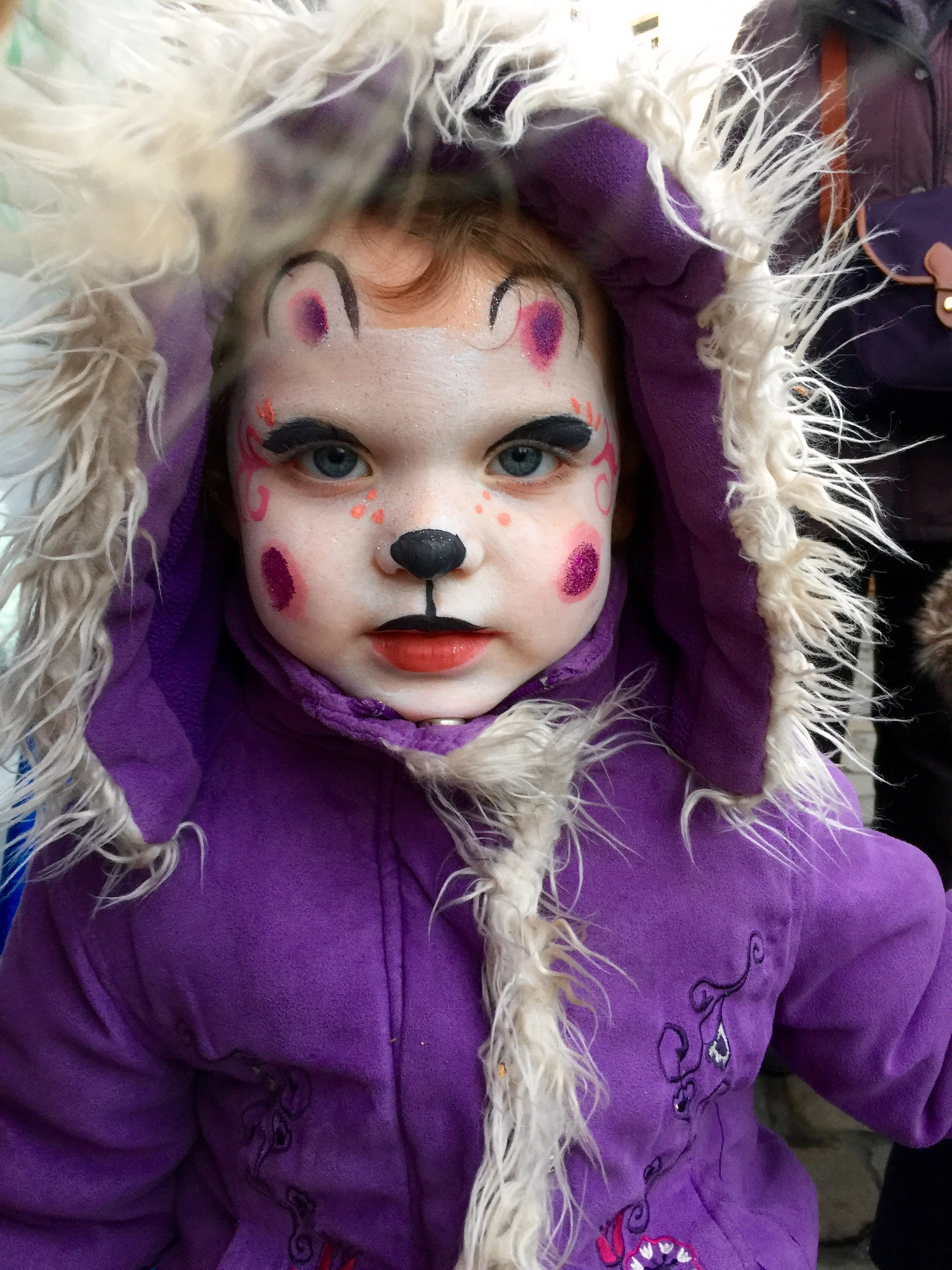 Grimage petit chien enfant, maquilleuse Brabant Wallon