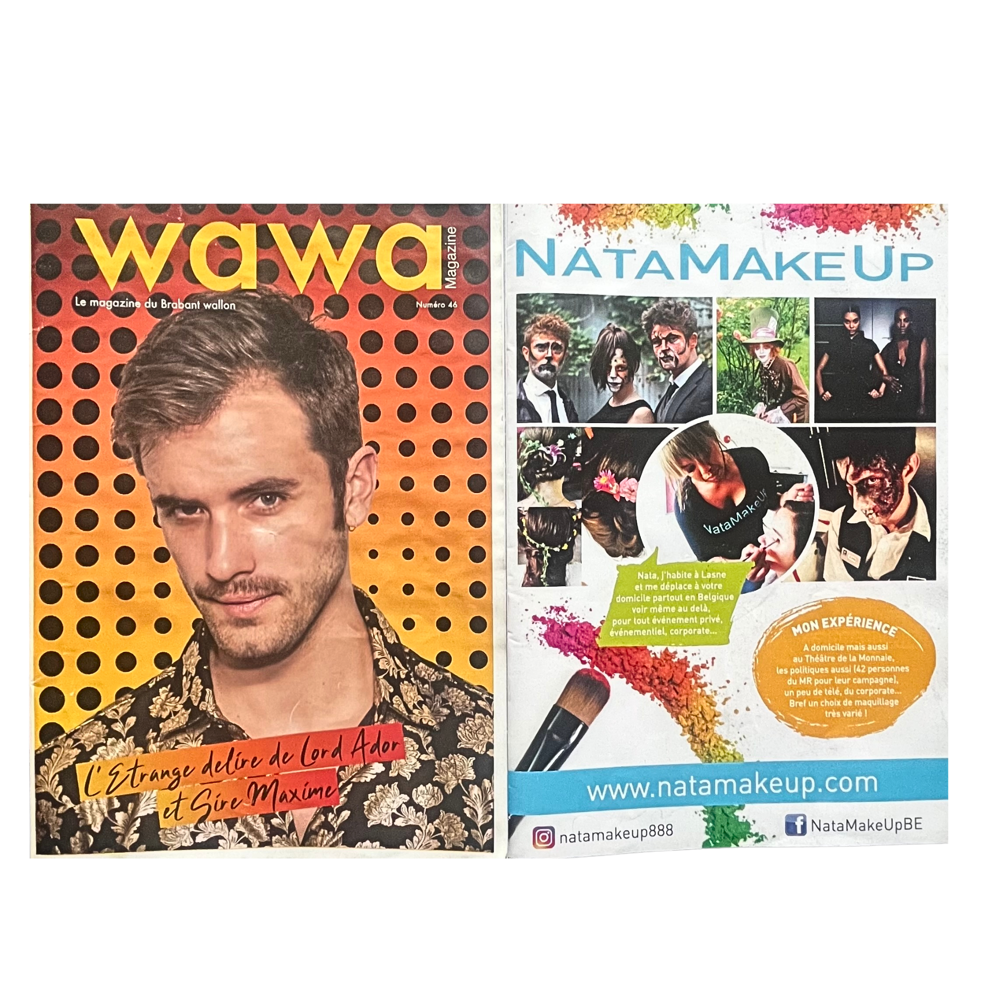 Wawamagazine NataMakeUp article presse Brabant wallon