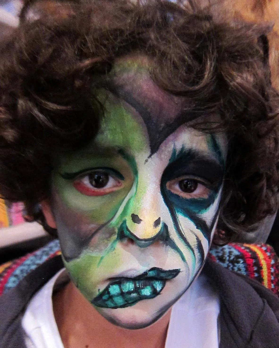 Grimage Halloween enfant, maquilleuse Brabant Wallon Bruxelles