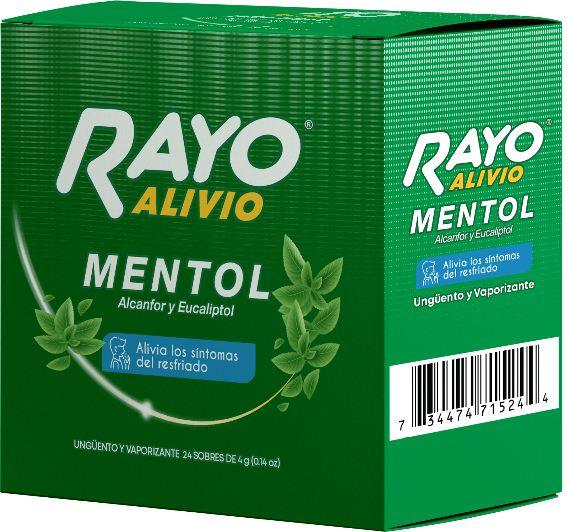 RAYO ALIVIO MENTOL SACHET 4.0 G(0.14 OZ)
