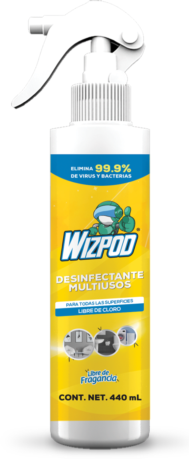 DESINFECTANTE MULTIUSOS 440 ML