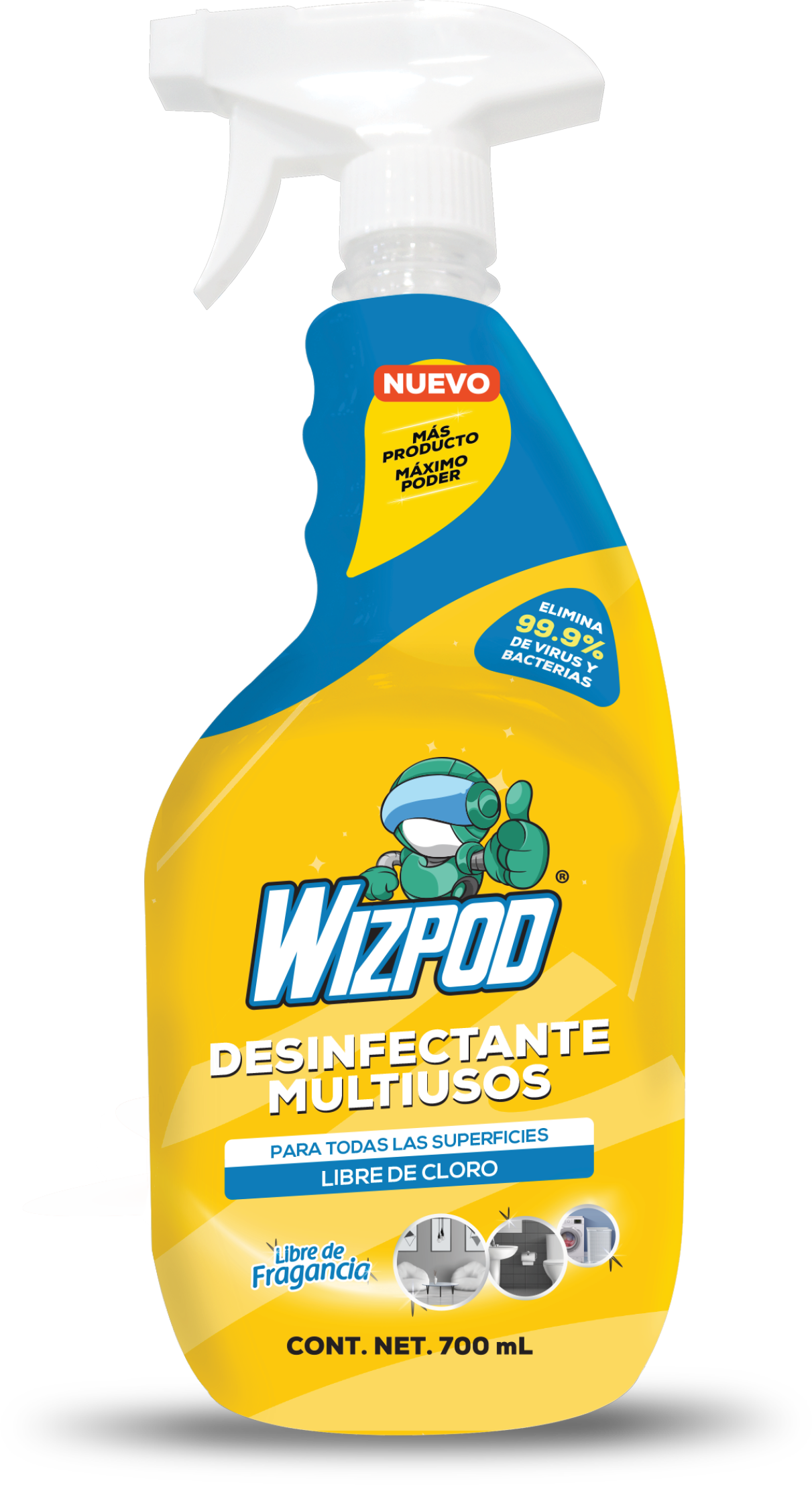 DESINFECTANTE MULTIUSOS 700 ML