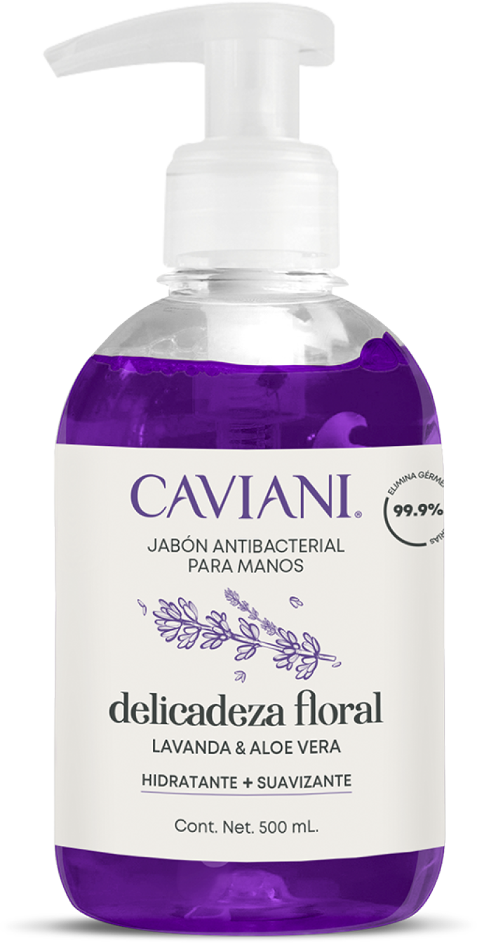 JABÓN ANTIBACTERIAL PARA MANOS LAVANDA & ALOE VERA 500 ML