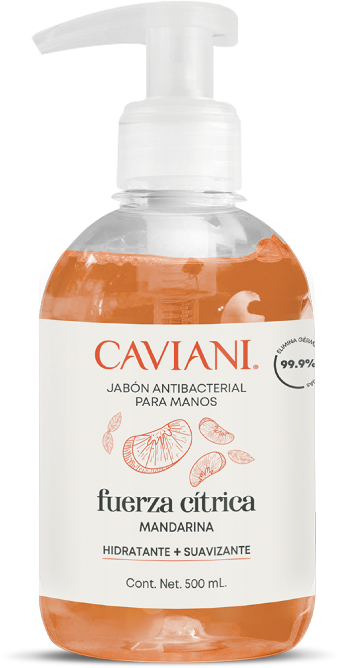 JABÓN ANTIBACTERIAL PARA MANOS MANDARINA 500 ML
