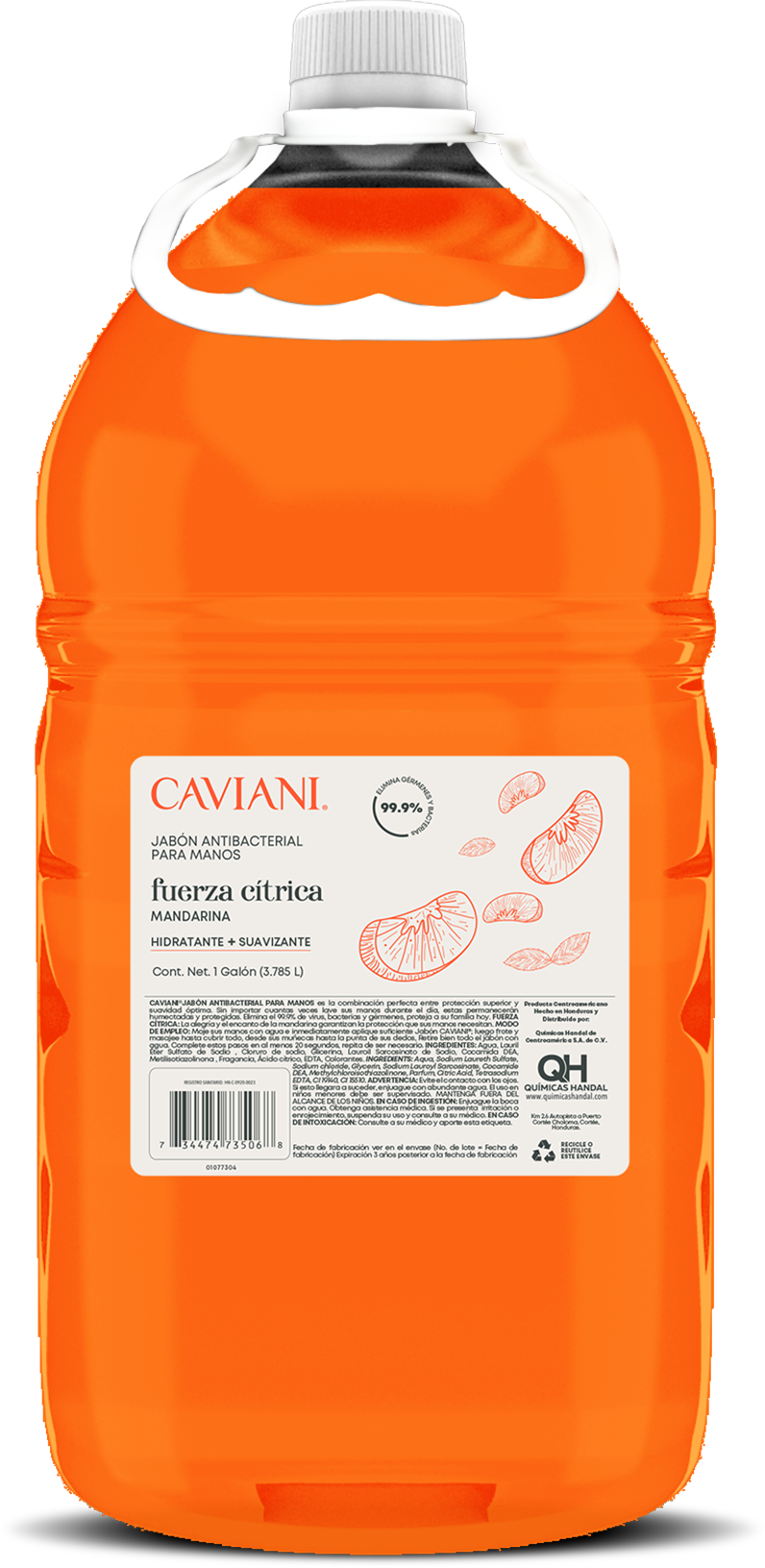 JABÓN ANTIBACTERIAL MANDARINA GALÓN