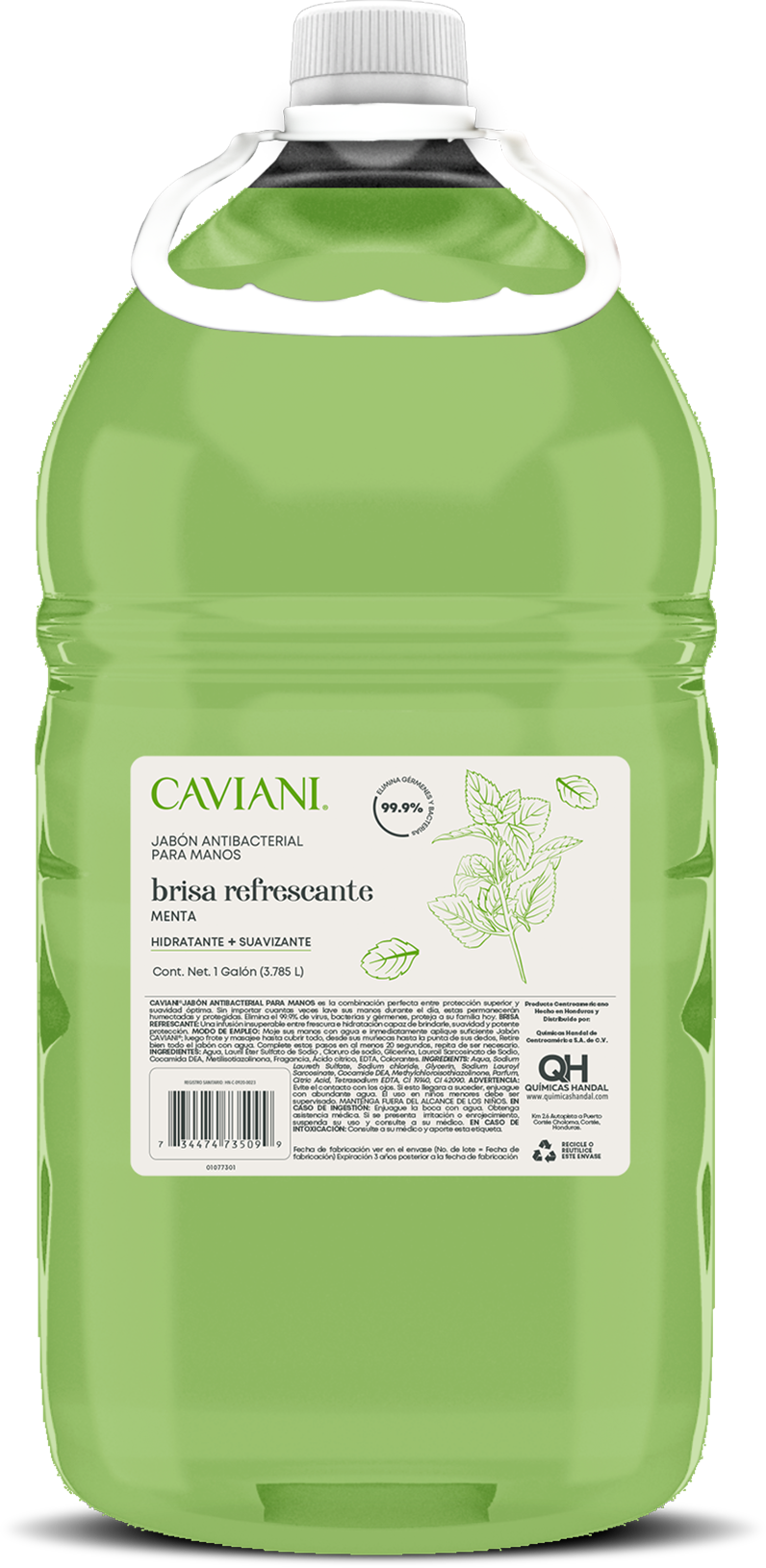 JABÓN ANTIBACTERIAL PARA MANOS MENTA GALÓN
