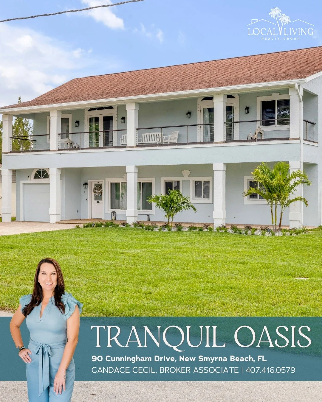 ✨ NSB Waterfront Living ✨
💲 $1,299,000
📍 90 Cunningham Drive, New Smyrna Beach, FL 32168
Listed by: @candacec_flrealtor 
📞 (407) 416-0579

Welcome to luxury living in one of New Smyrna Beach's most sought-after locations! This beautifully transfor