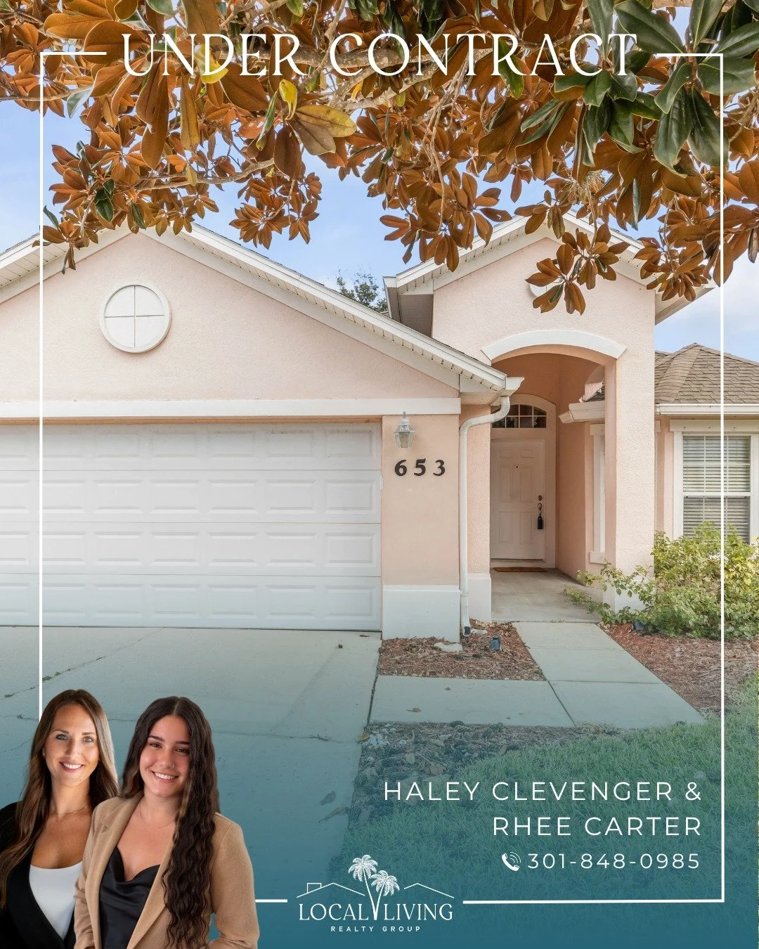 🎉 Under Contract! 🎉
📍 653 Coral Trace Blvd, Edgewater, FL 32132
Listed by: Rhee Carter &amp; Haley Clevenger

This beautifully maintained 3-bedroom, 2-bath home in the sought-after gated community of Coral Trace is officially under contract! With 