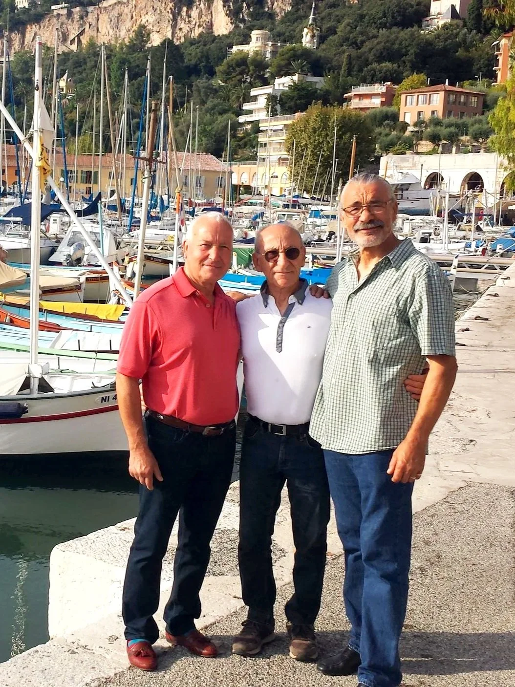 Antoine Lofaro (left). Pierre Geraldi (center). Aurelio Lofaro (right)