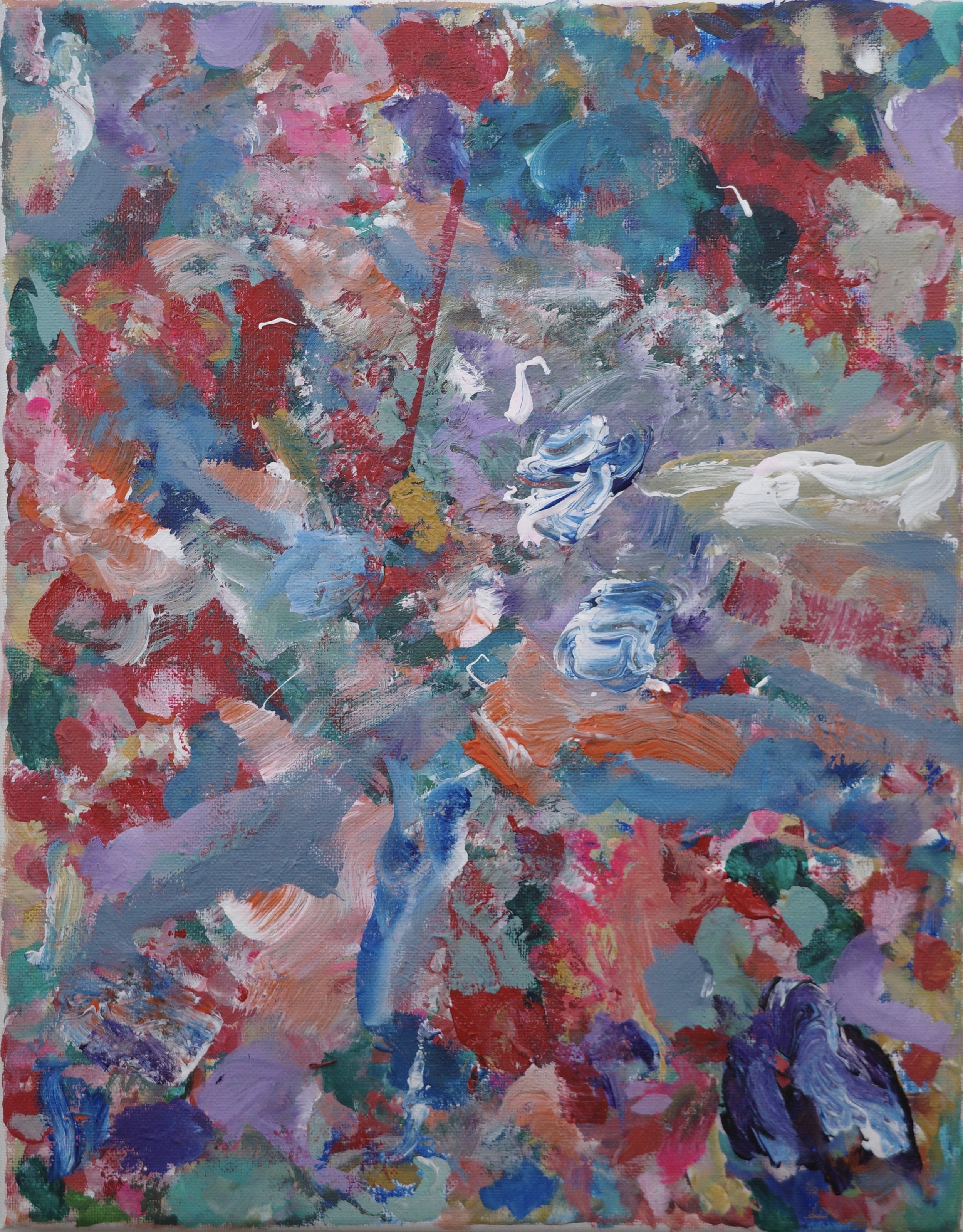 Imagine Me and You (2026) 
Acrylic on canvas, 11 x 14 3/4 in.