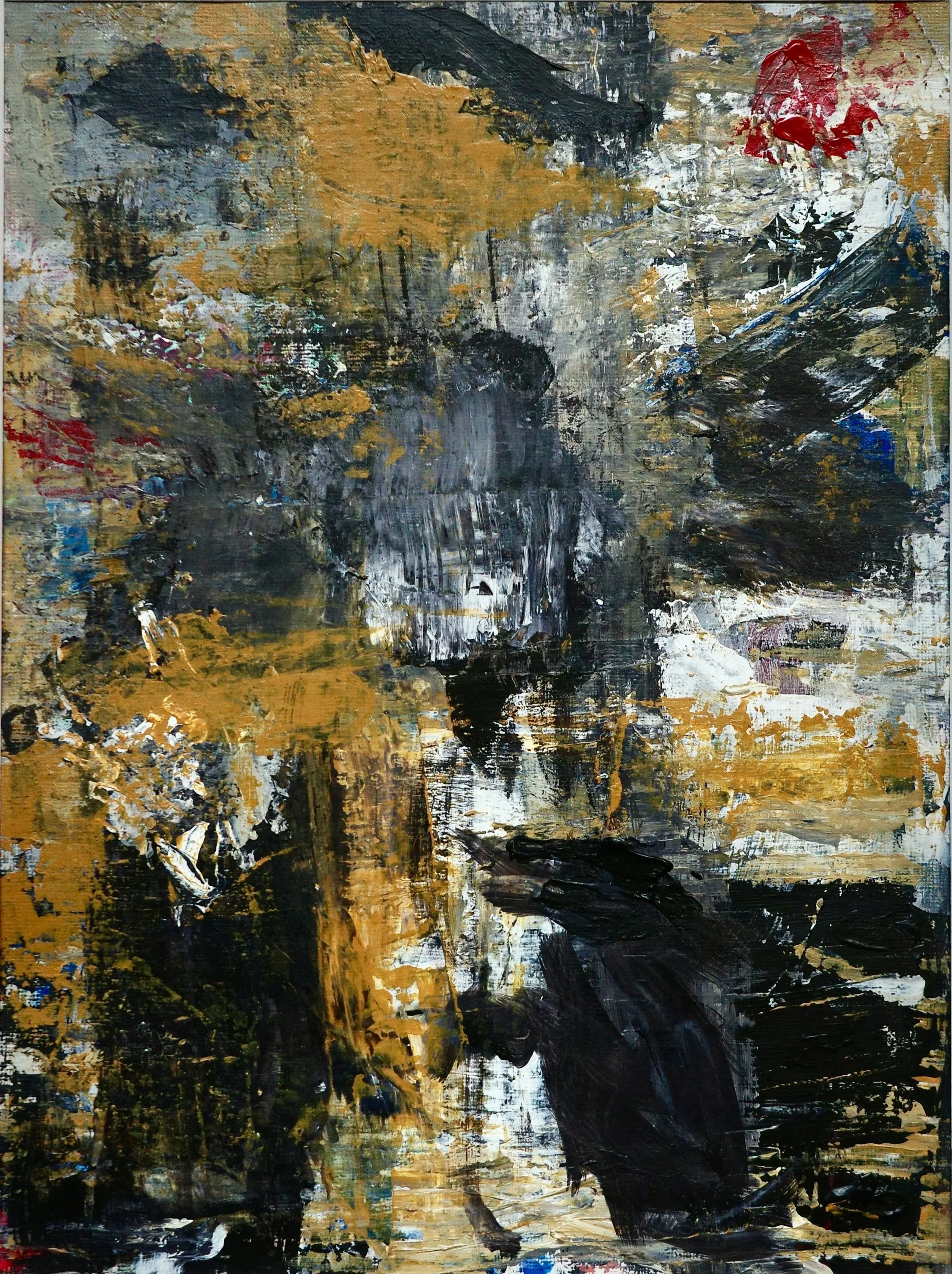 BIG FEELINGS (2026) 
Acrylic on paper, 9 x 12 in.