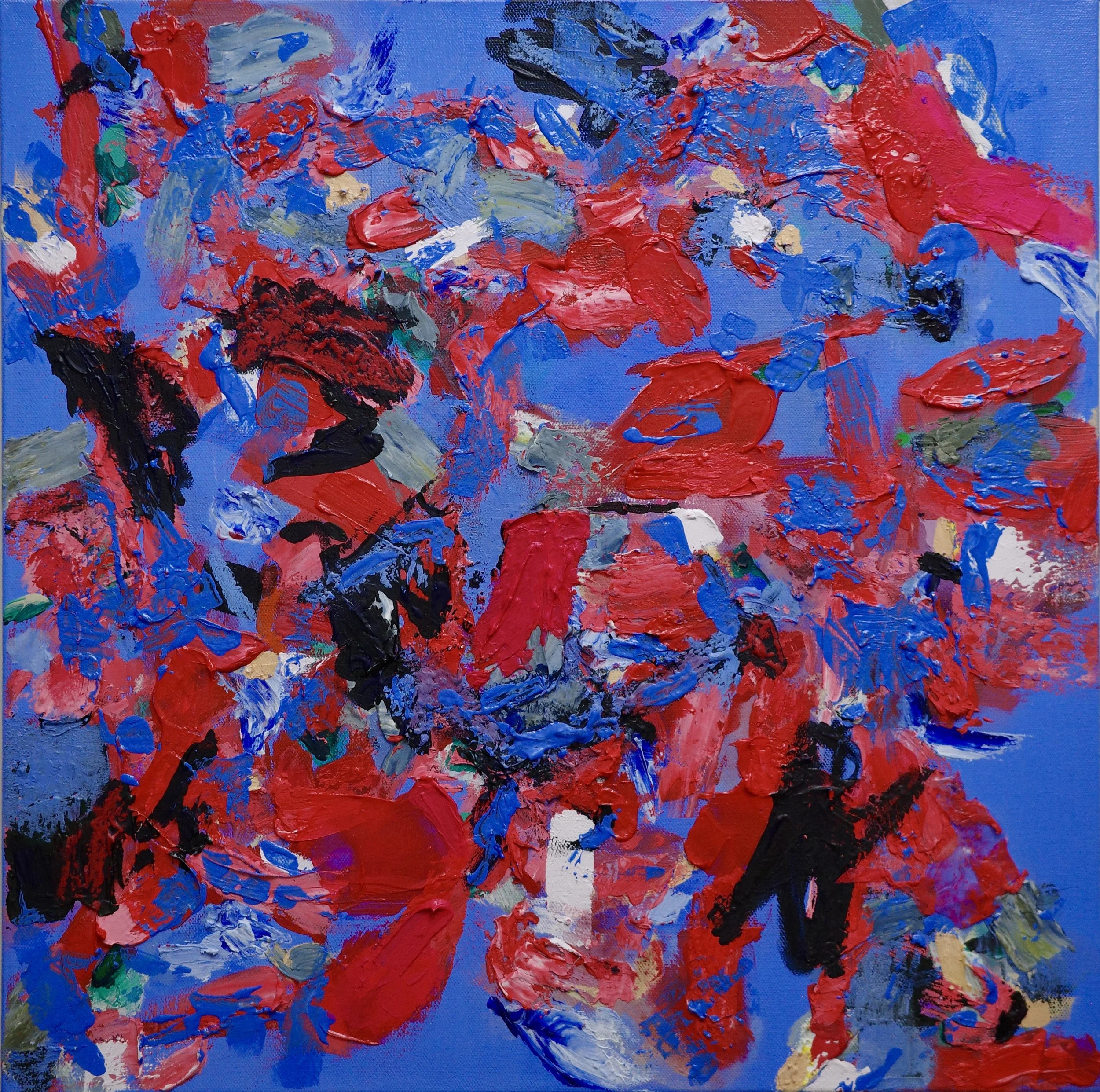 Don't Let Your Shyness Get In The Way! (2026)
Acrylic, gouache, oil pastel on canvas, 20 x 20 x   2 3/8 in.