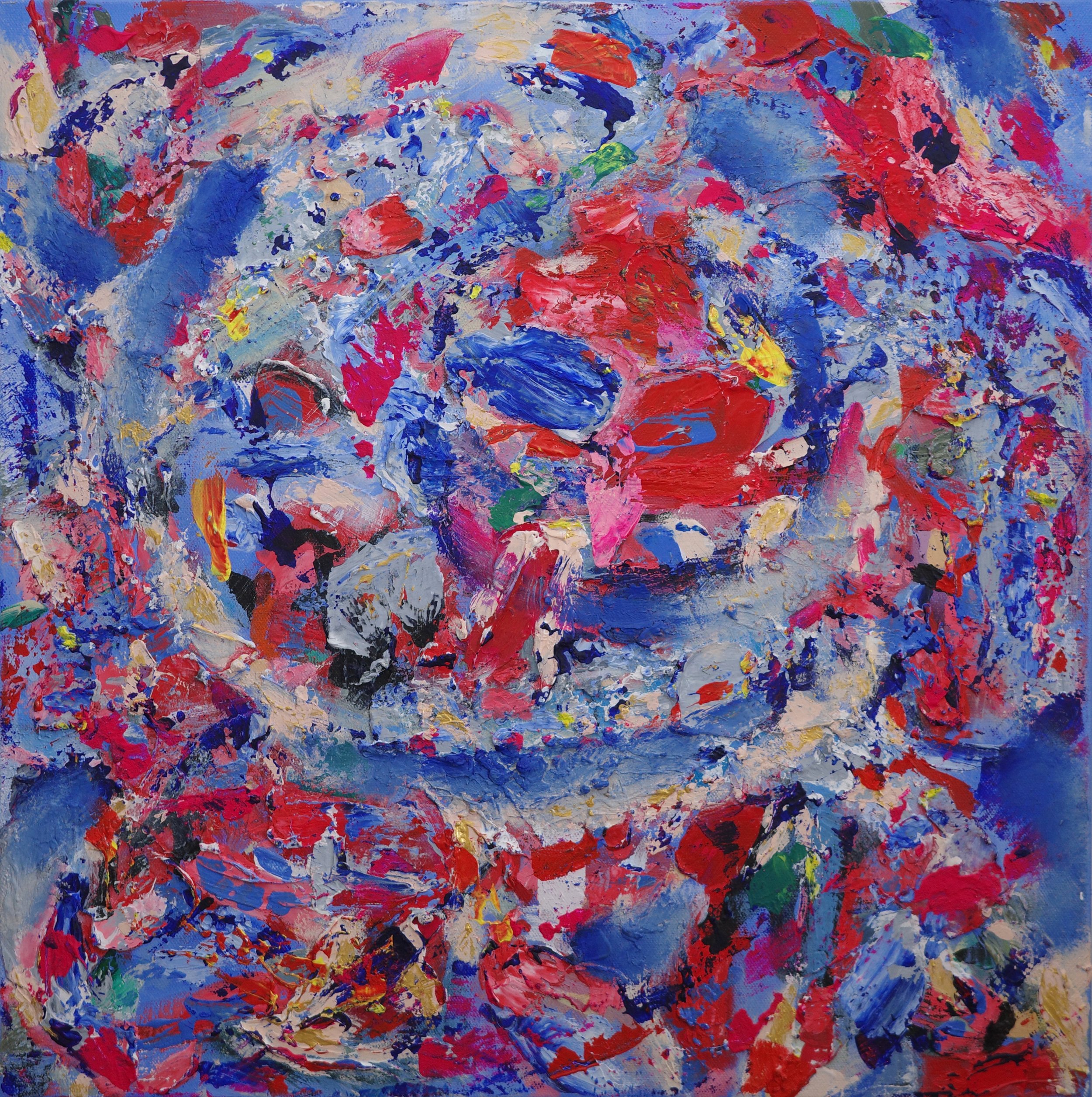 Don't Let Your Shyness Get in the Way! (2026)
Acrylic, gouache, and oil pastel on canvas, 20 x 20 x 2 3/8 in.
