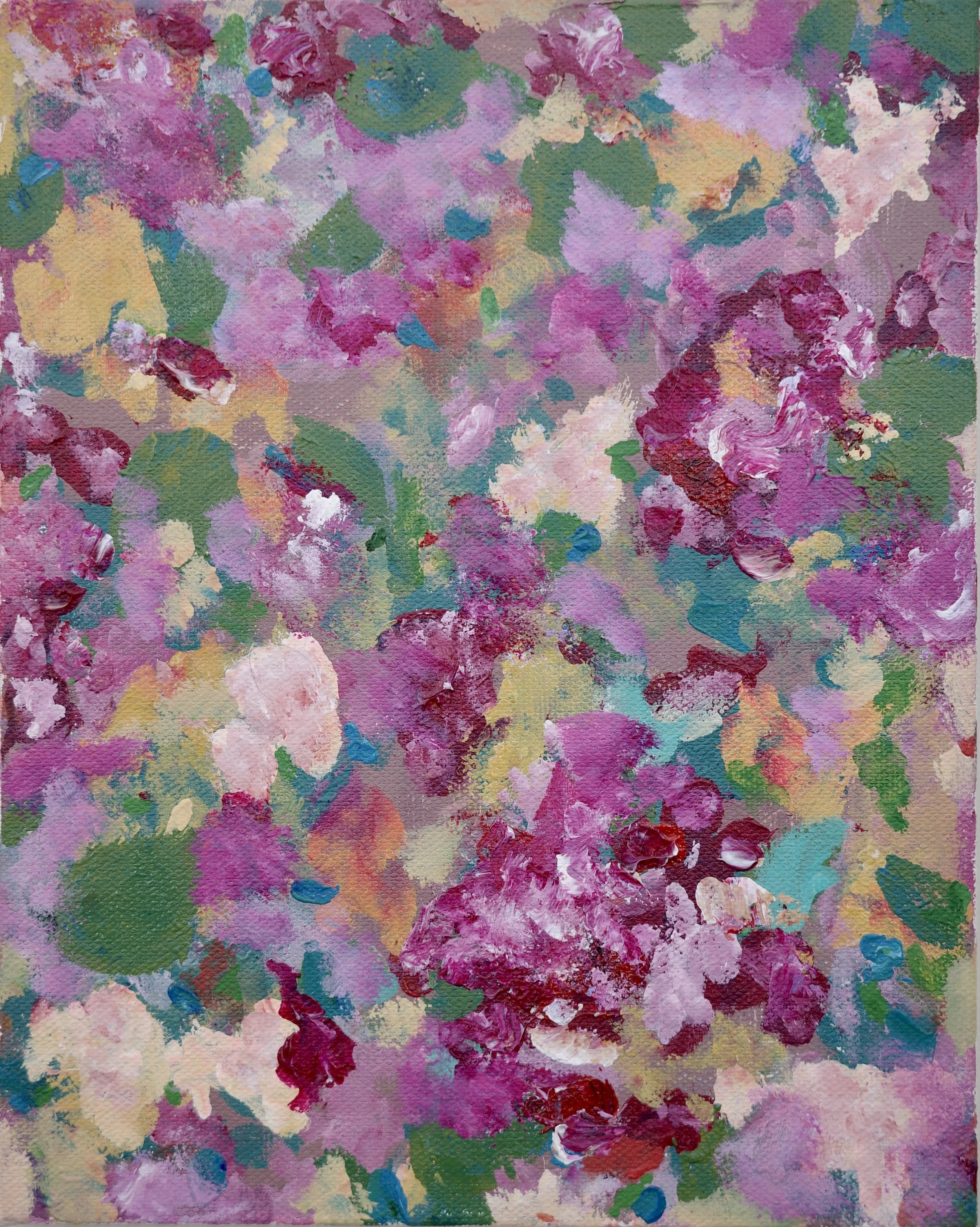 "you are smiling, you are emptying the world so we can be alone."
(from Now That I am In Madrid I Can Think, by Frank O’Hara) (2026)
Acrylic on canvas, 8 x 10 x 3/4 in.
