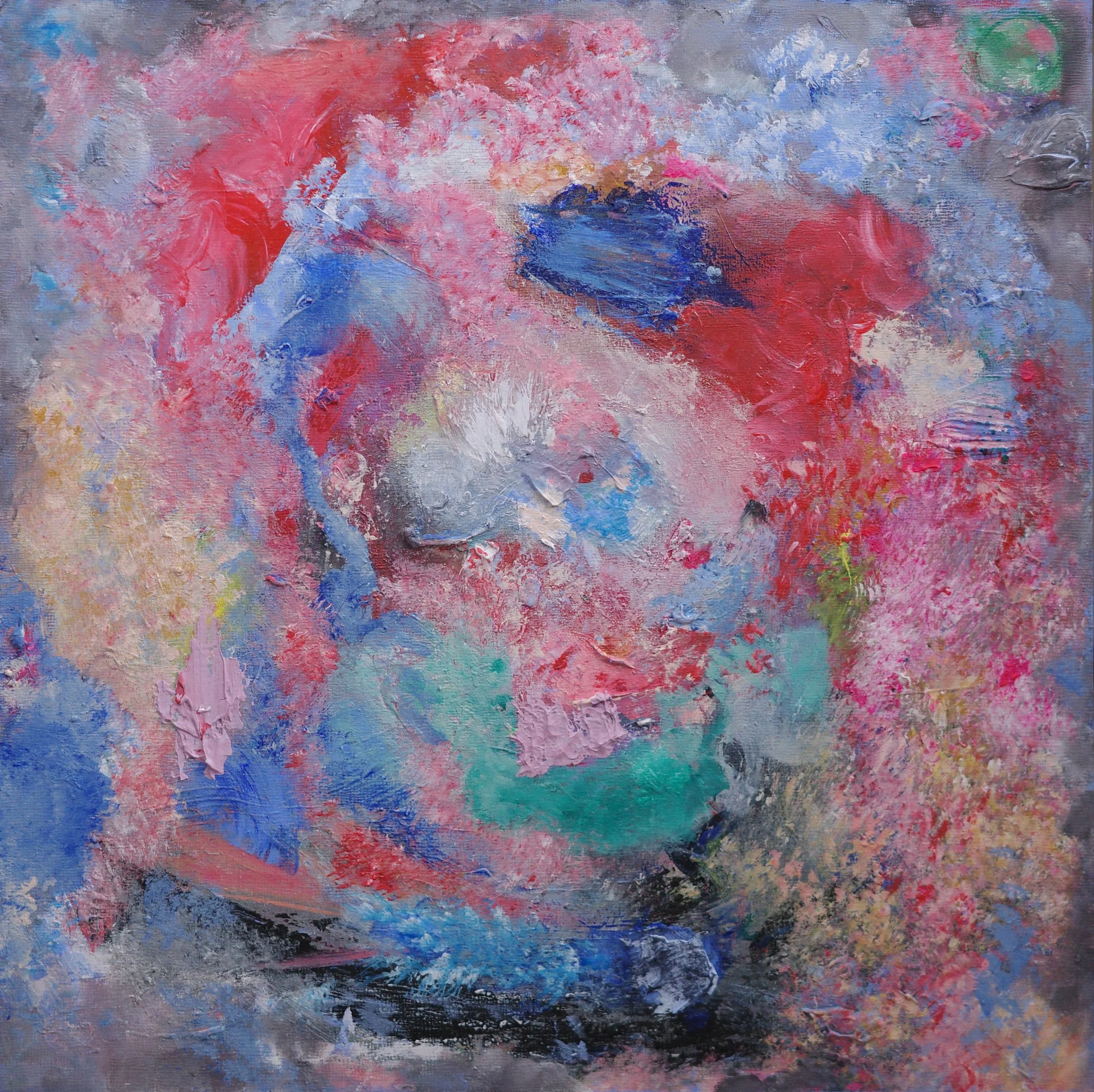 Magical Thinking (2026)
Acrylic on wood panel, 12 x 12 x 3/8 in.