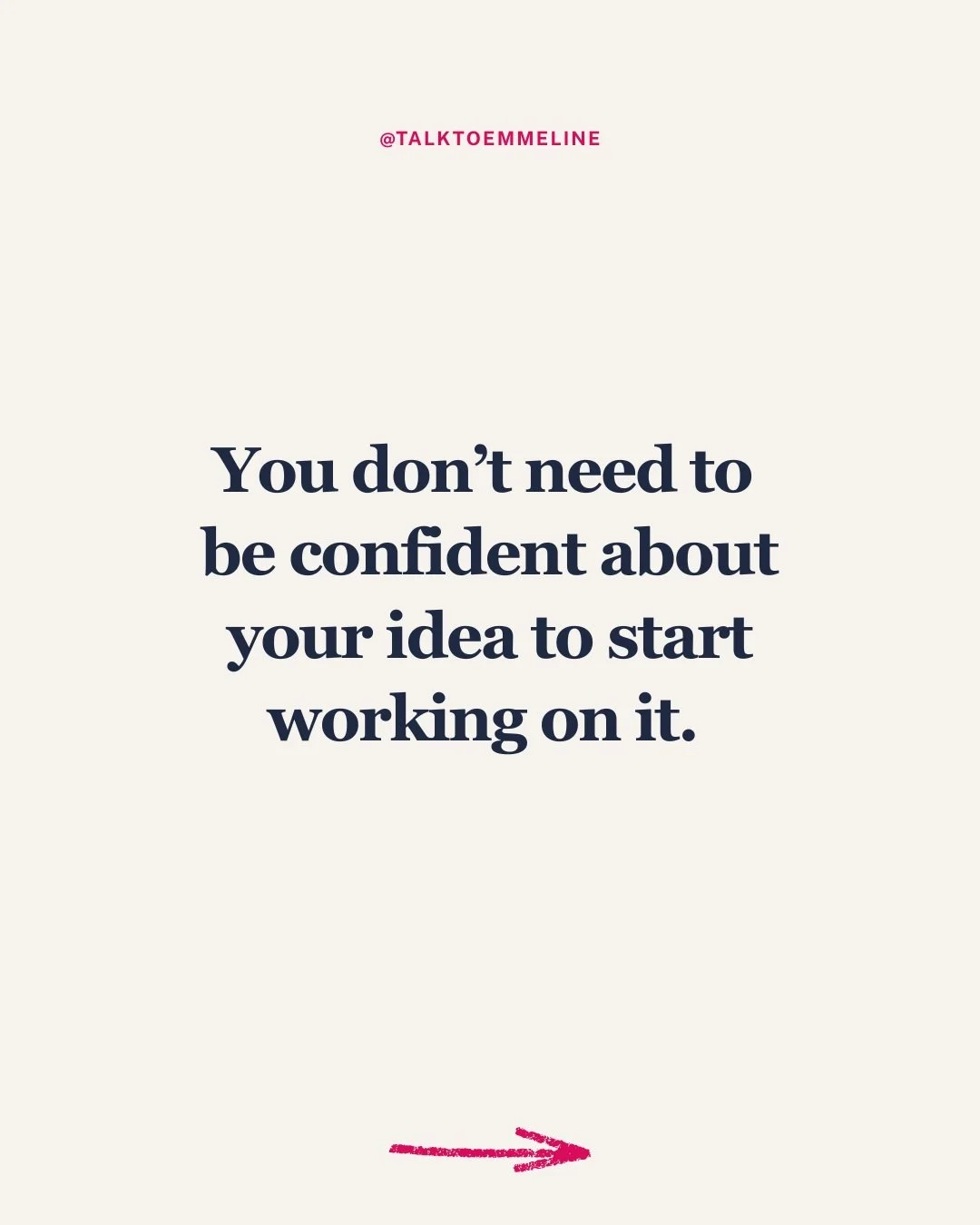 Have you ever had an idea you were excited about &mdash; until someone asked you a perfectly reasonable question about it that you couldn't answer?

That can really shake your confidence.

But I don't think the answer is to wait until you somehow fee