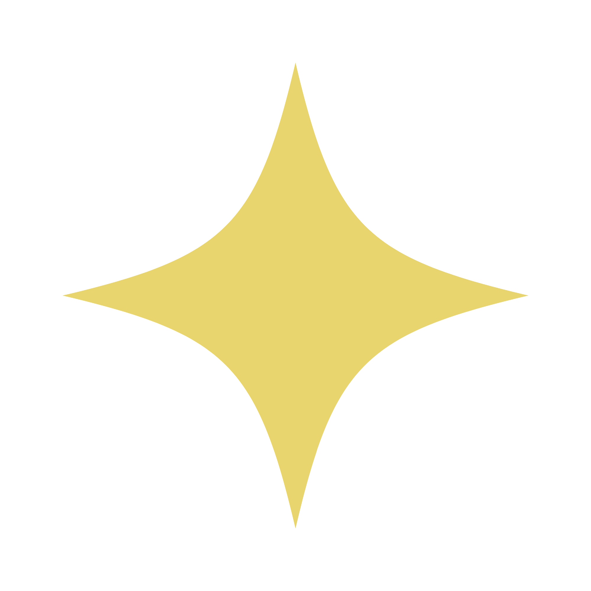 Gold star-shaped emblem with a black outline.