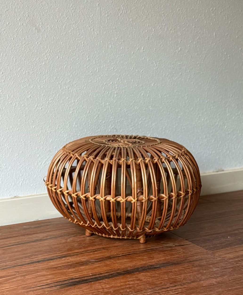 Franco Albini Rattan Ottoman
