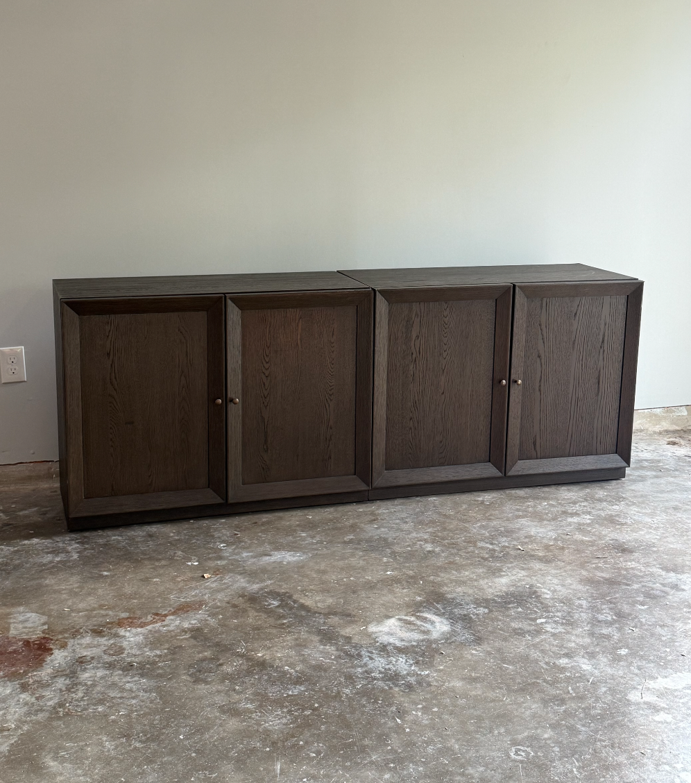 Modular Walnut Cabinets
