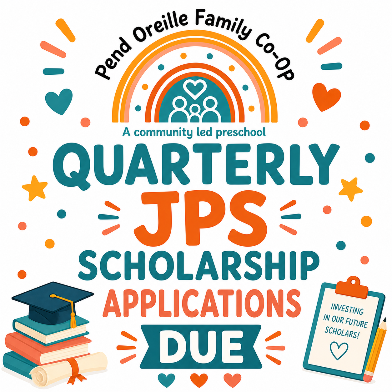 JPS SCHOLARSHIP PAPERWORK DUE!