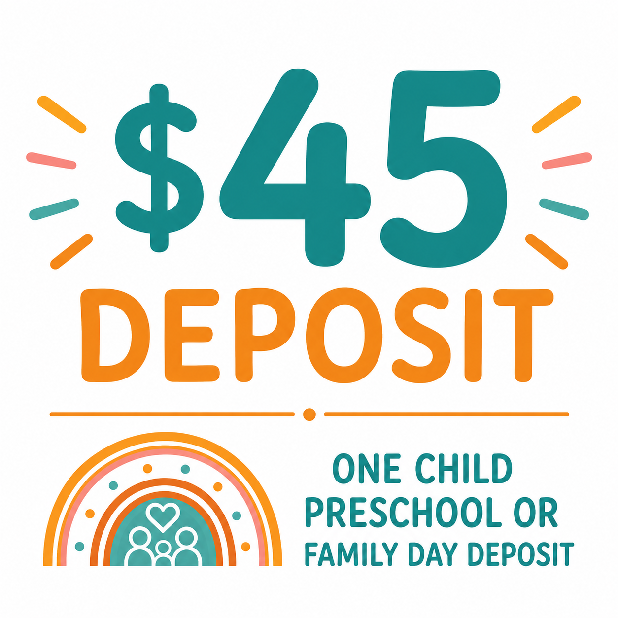 $45 DEPOSIT