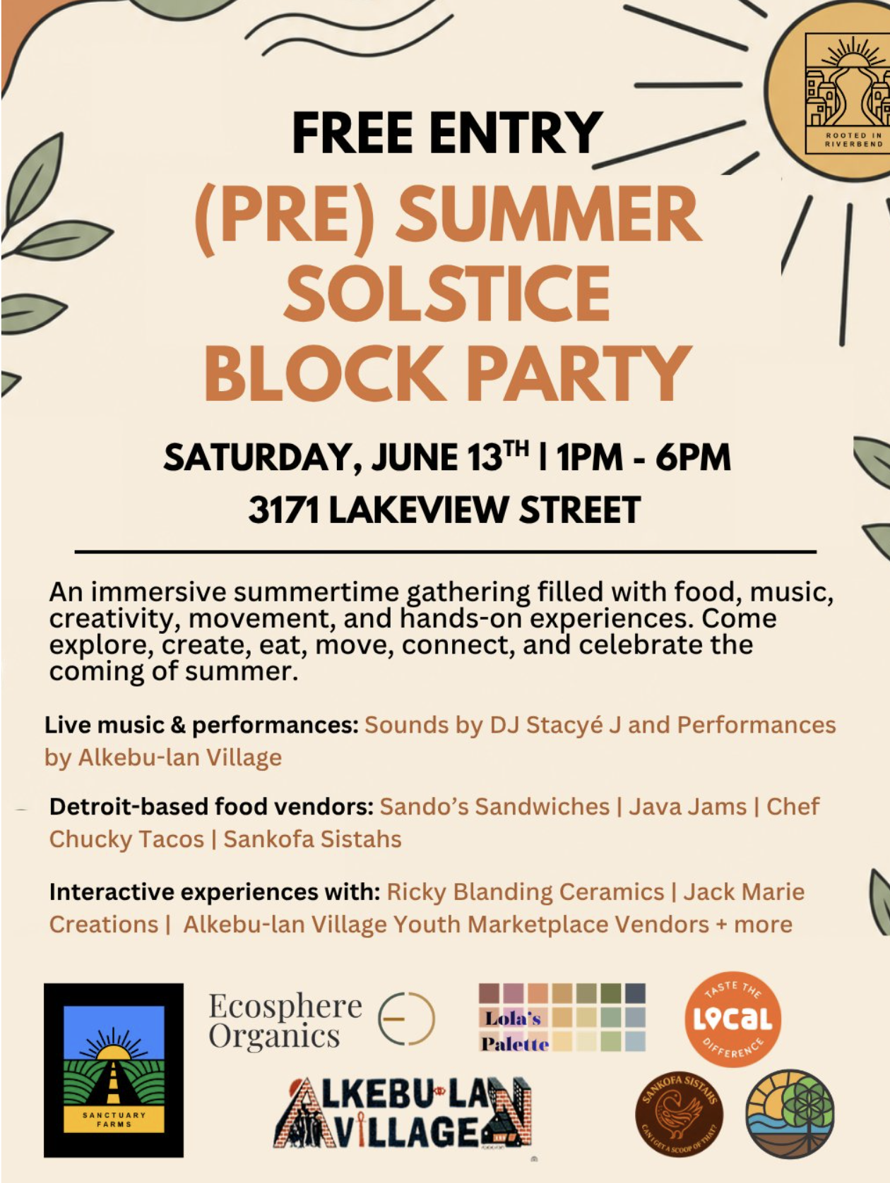 Summer Solstice Block Party