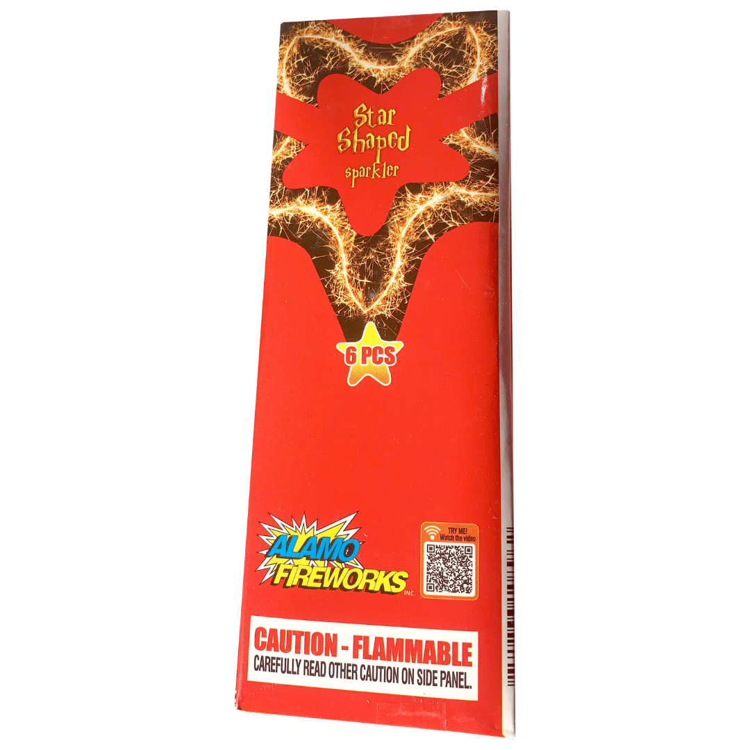 STAR SHAPED SPARKLERS
