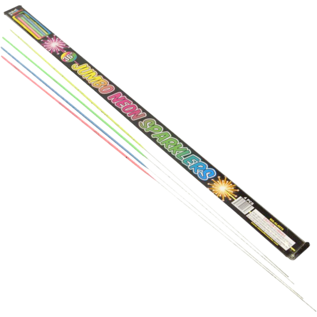 JUMBO NEON SPARKLERS
