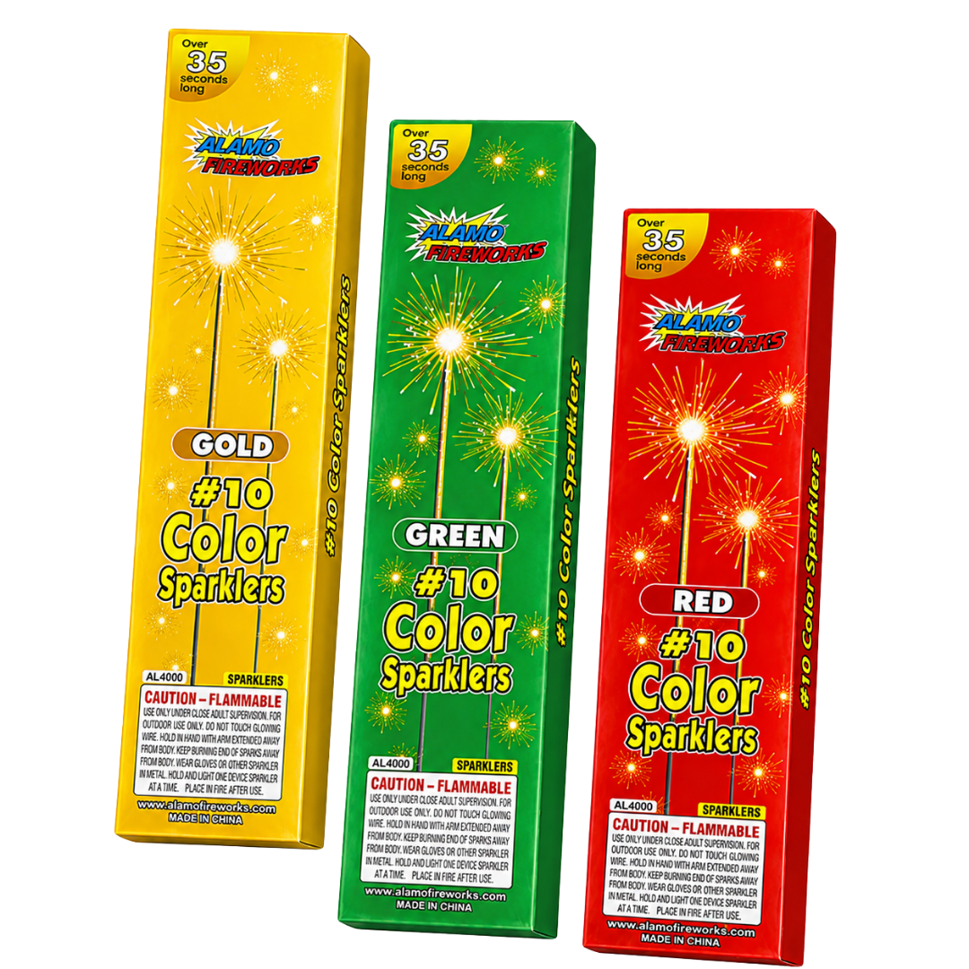 #10 COLOR SPARKLER (ea)
