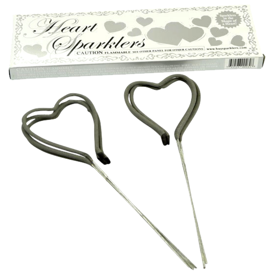 WEDDING SPARKLER, HEART