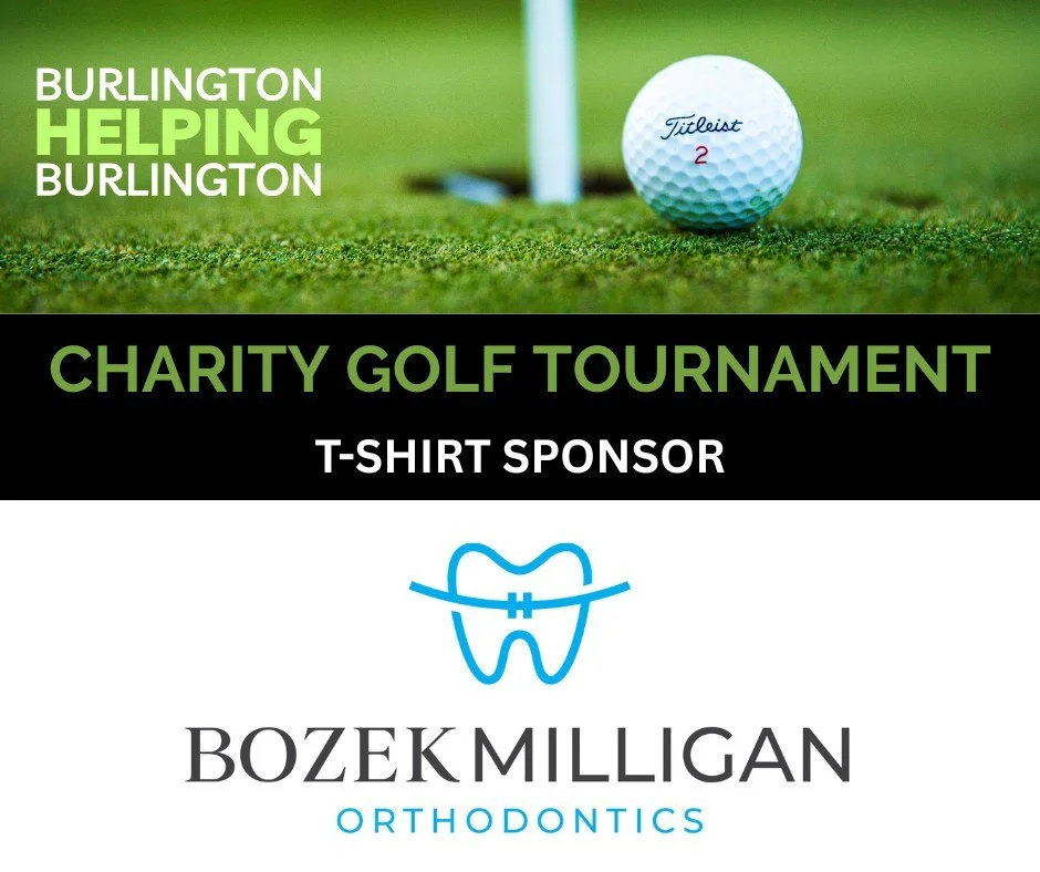 Thank you so much to @bozekmilliganortho  for joining us as a T-Shirt Sponsor for our upcoming golf tournament (May 28 at Mount Nemo Golf Club)

Bozek Milligan are Burlington's teeth straightening specialists, so be sure to see them  to help enhance 