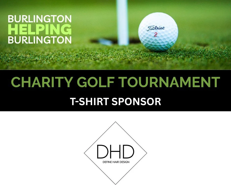 Thank you so much to @definehairdesign for being one of the T-Shirt Sponsors for our Second Annual Charity Golf Tournament (May 28 at @mountnemogc)

Are you looking for a new style or just a welcoming and inclusive hair salon? Then Define Hair Design