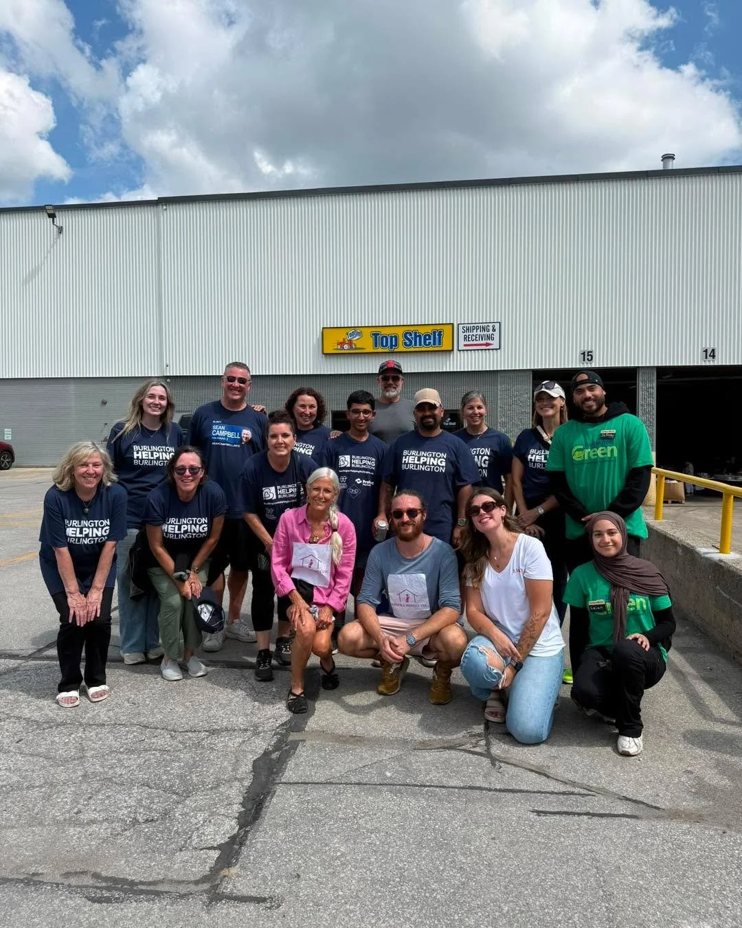 Thank you so much to this fantastic group of volunteers who helped make today&rsquo;s yard sale such a success. 

A huge thank you to William Masters and @topshelf_storage for donating the items, providing the space and literally doing the heavy lift