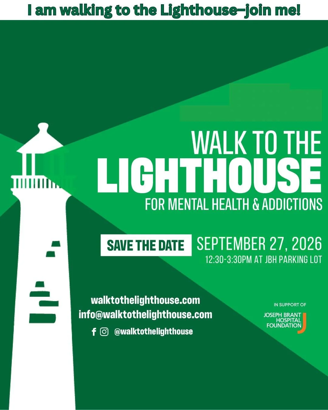 We're building our team to walk to the lighthouse on September 27, 2026 in support of the Joseph Brant Hospital Foundation.

Sign up today and after you register, join the Burlington Helping Burlington team. We would love to walk with you!

#burlingt