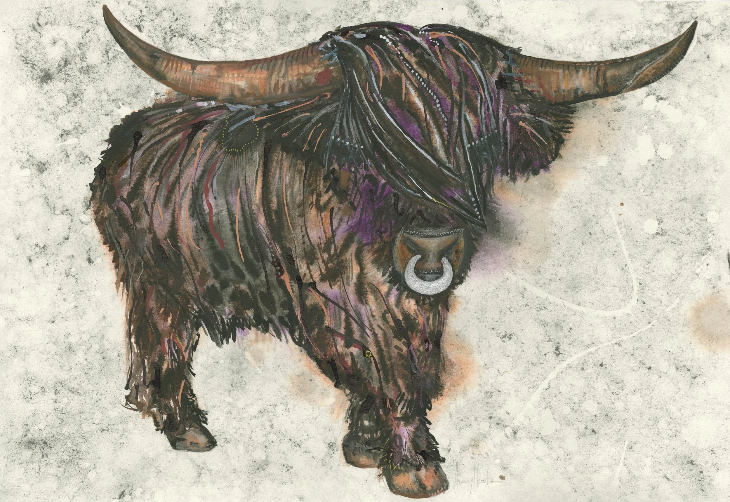 Rustic Highland Majesty Art Print