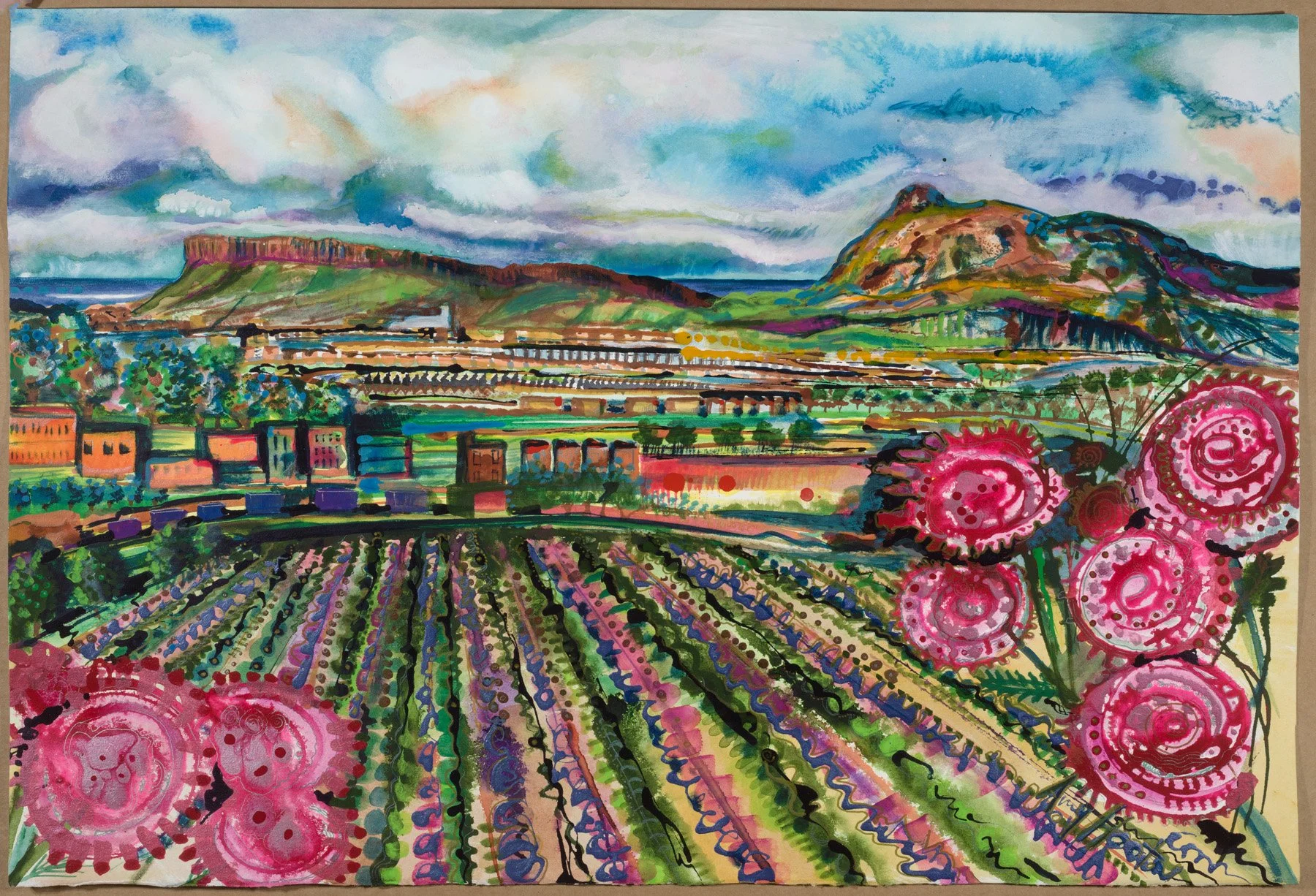 Edinburgh Horizons: Arthur's Seat Giclee Print