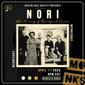 Nori @ Monks / Wed 4/1