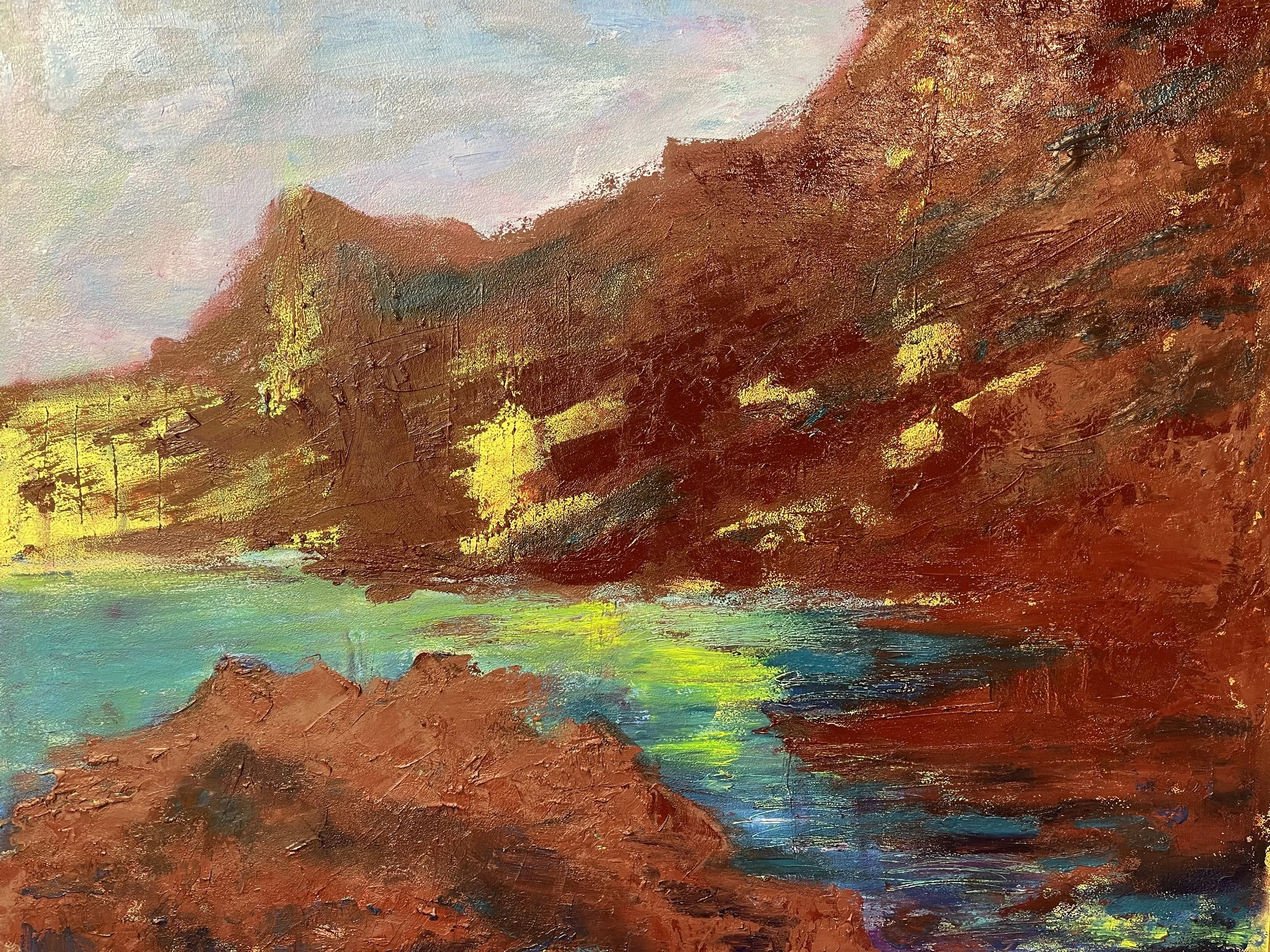 Red Cove, 2025
Oil on Canvas, 75x65 cm

