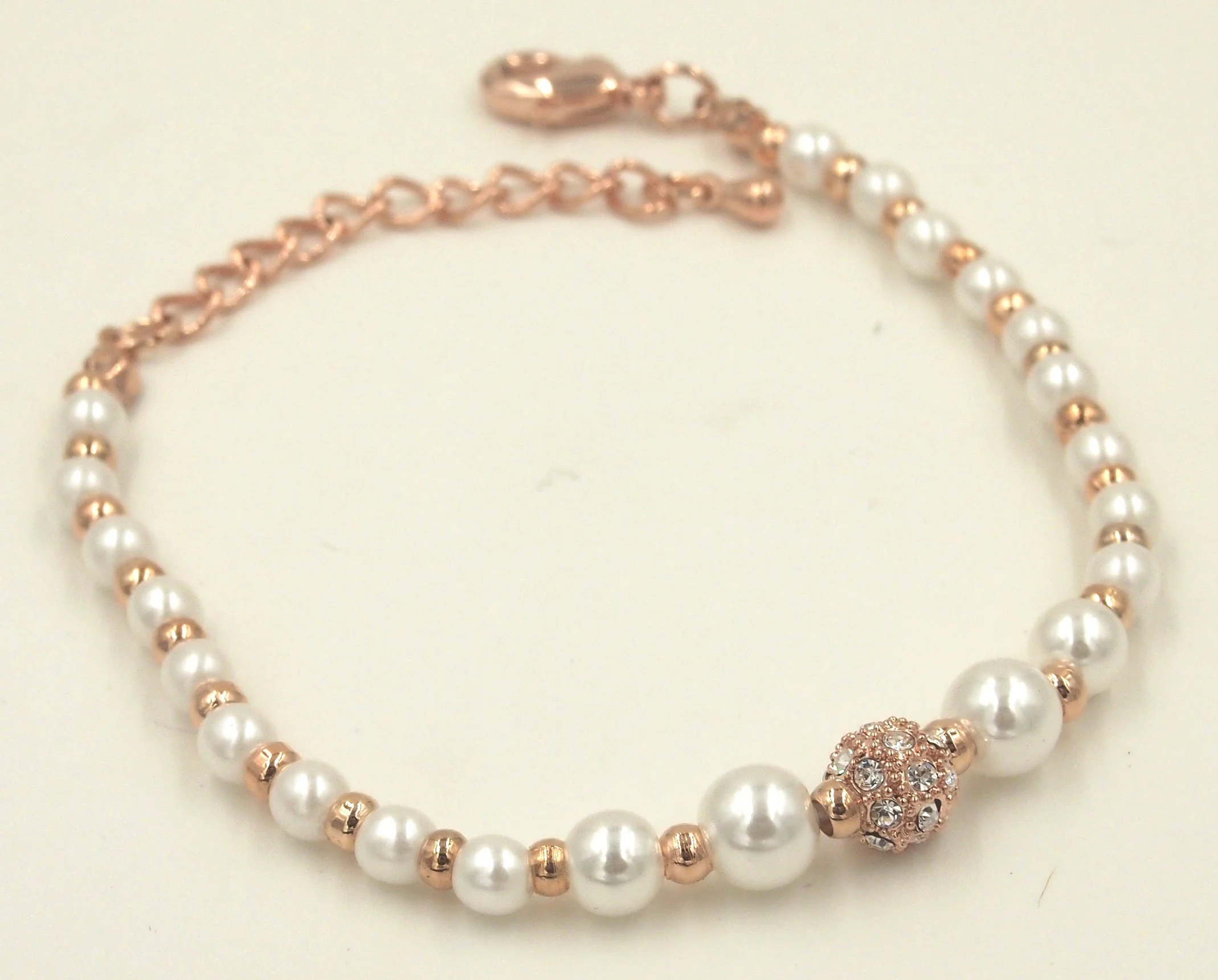 Classic White Pearl Shape - Bracelet