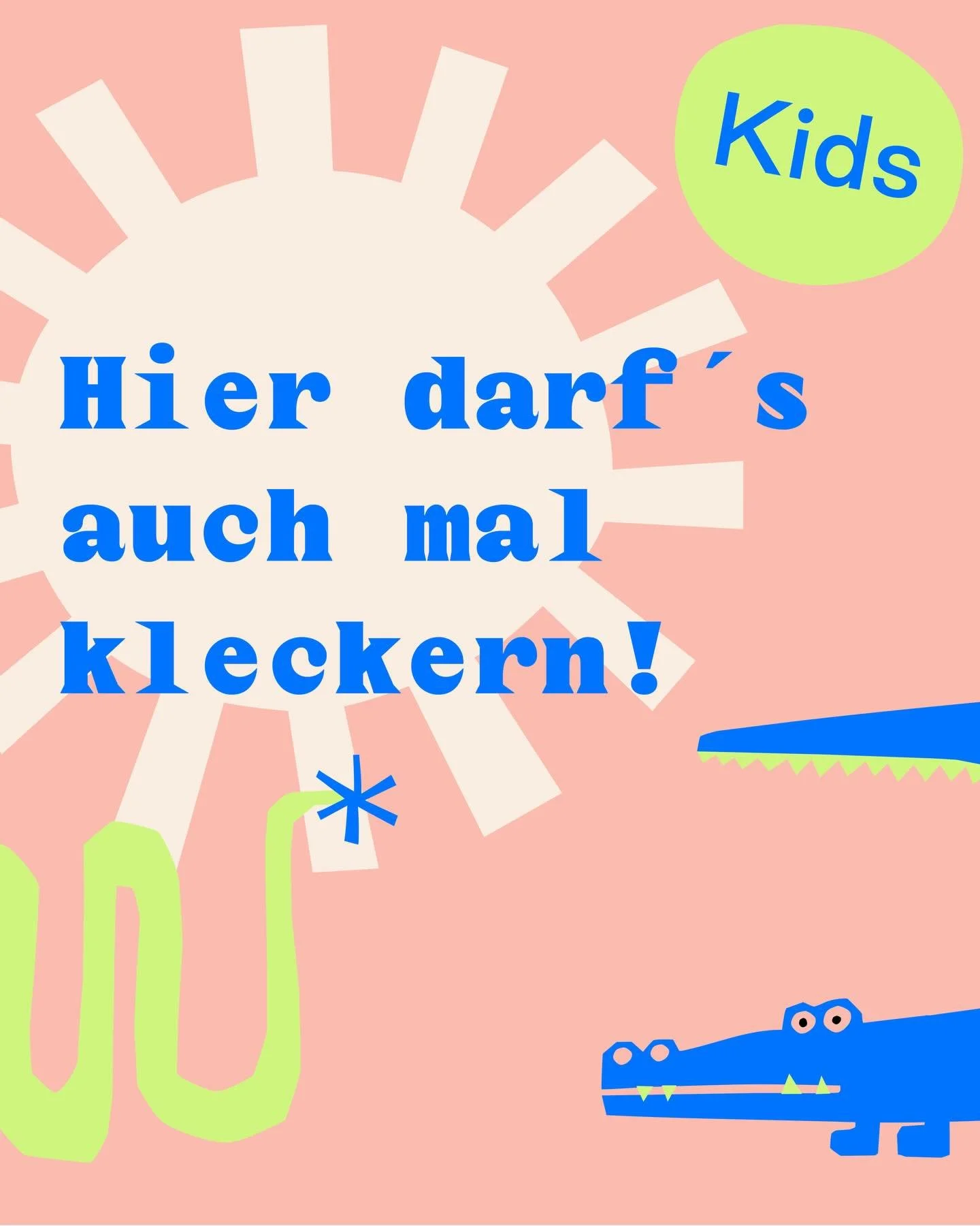 Jetzt hab ich ja schon angedeutet, dass es Kids Workshops im Studio POK&Oacute;J gibt. Deswegen jetzt nochmal hochoffiziell:

Kids Workshops sind jetzt auch bei uns im Programm! H&auml;mmern, weben, drucken, kleben, basteln &amp; malen. Das Angebot i