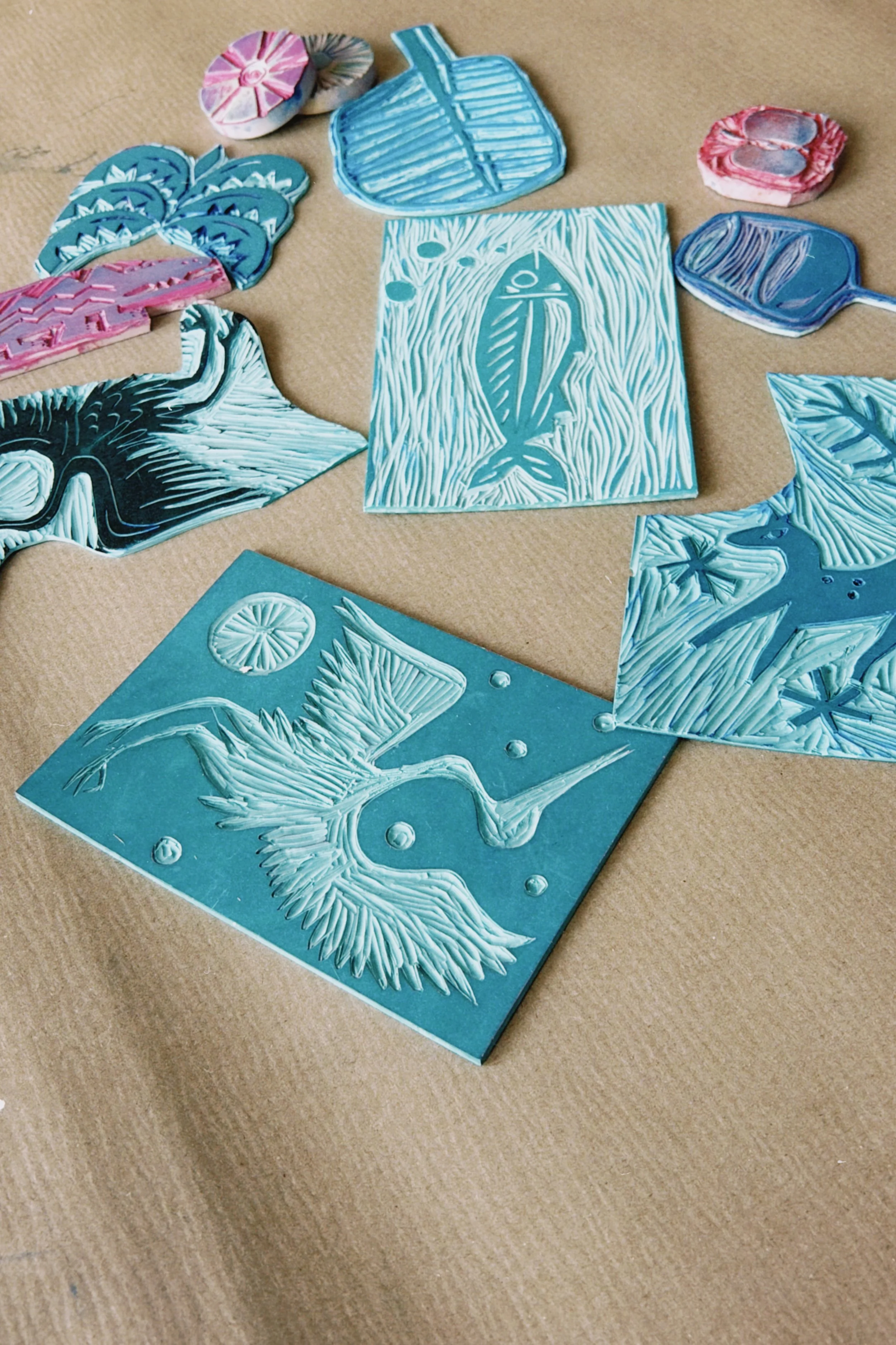 DIY LInoldruck Workshop München