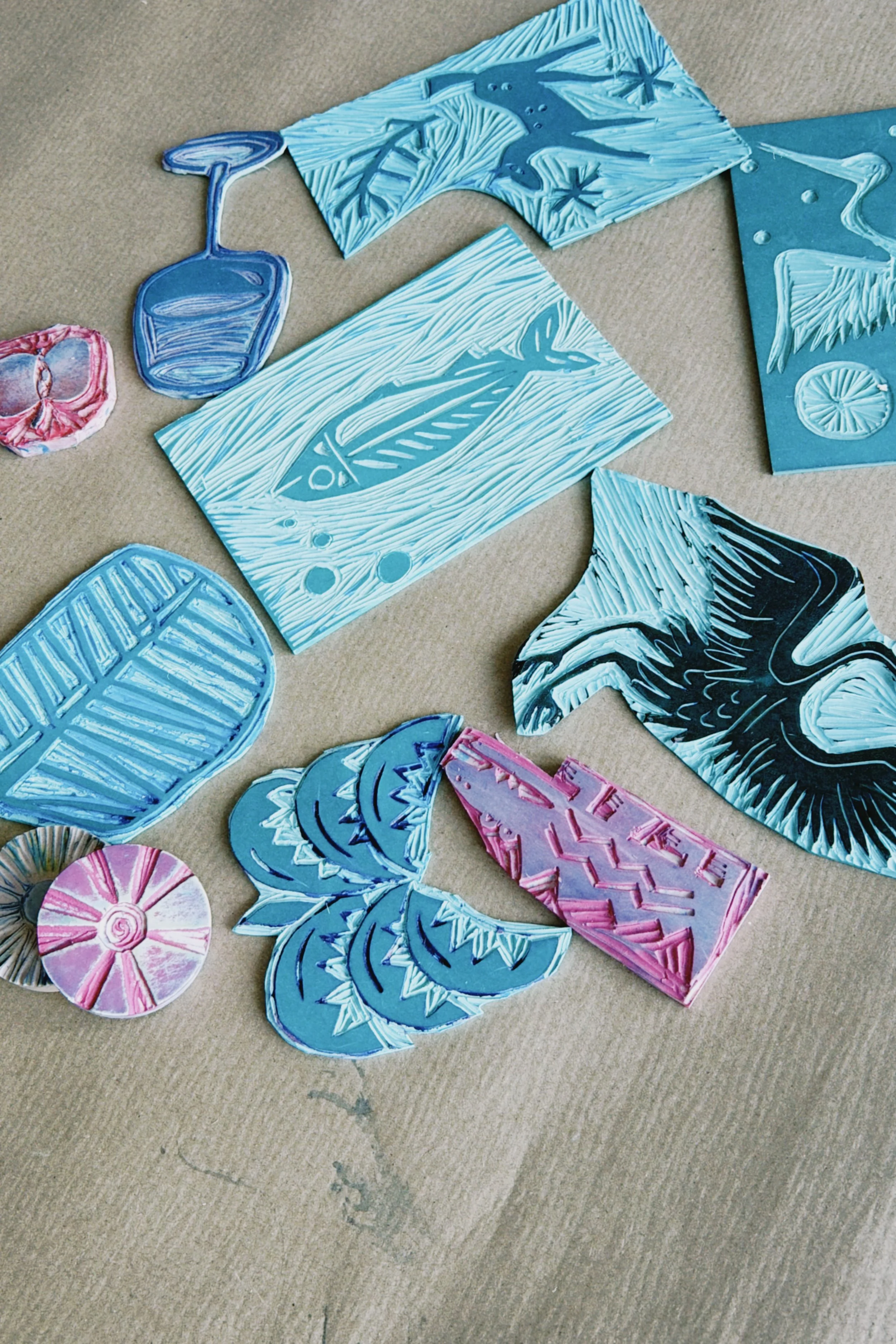 DIY LInoldruck Workshop München