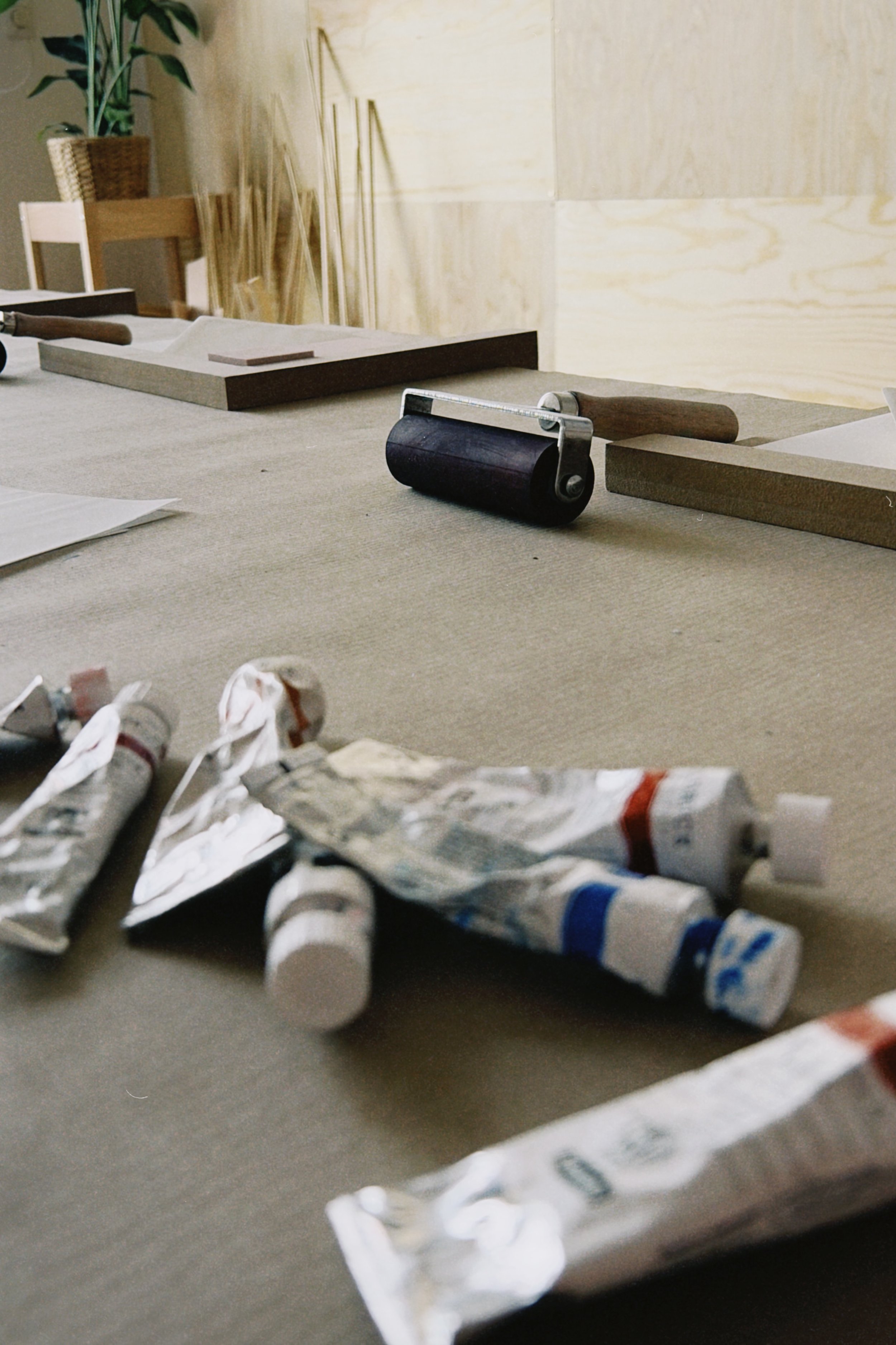 DIY LInoldruck Workshop München