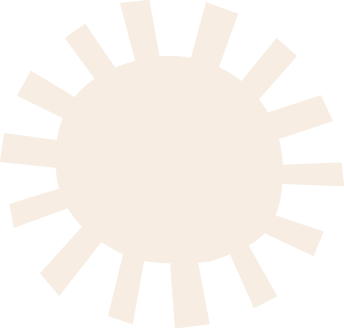 Sonne auf schwarzem Hintergrund.