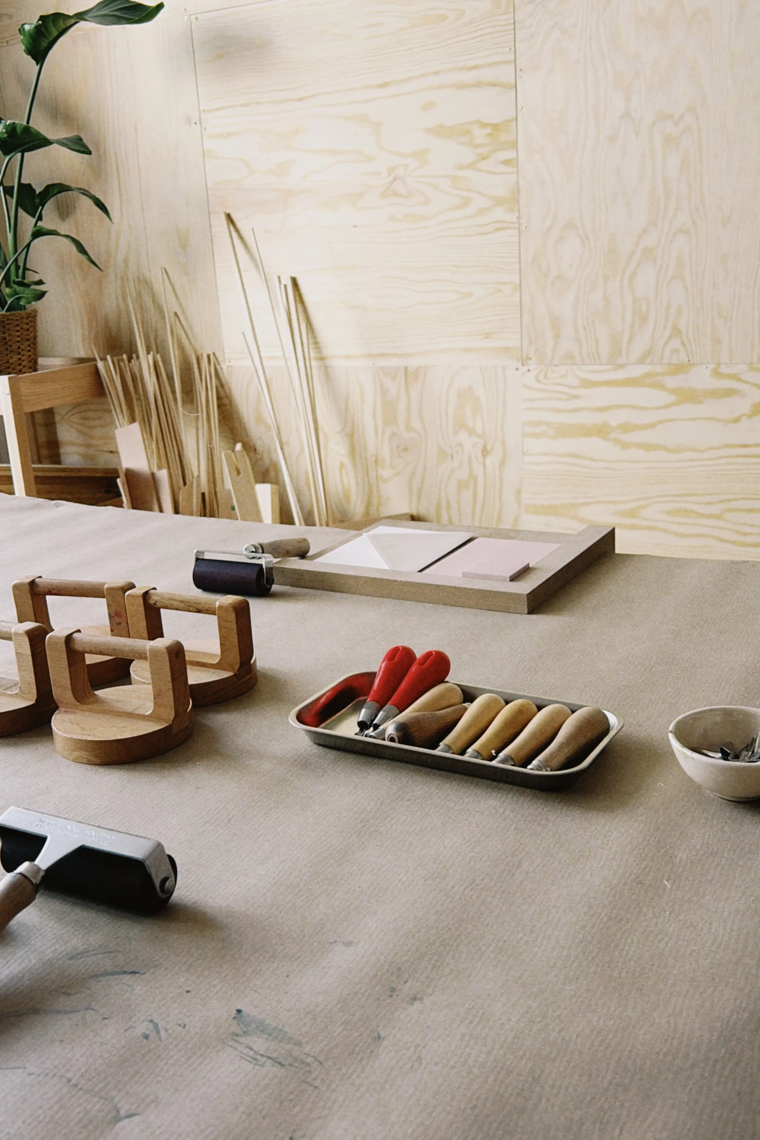 DIY LInoldruck Workshop München